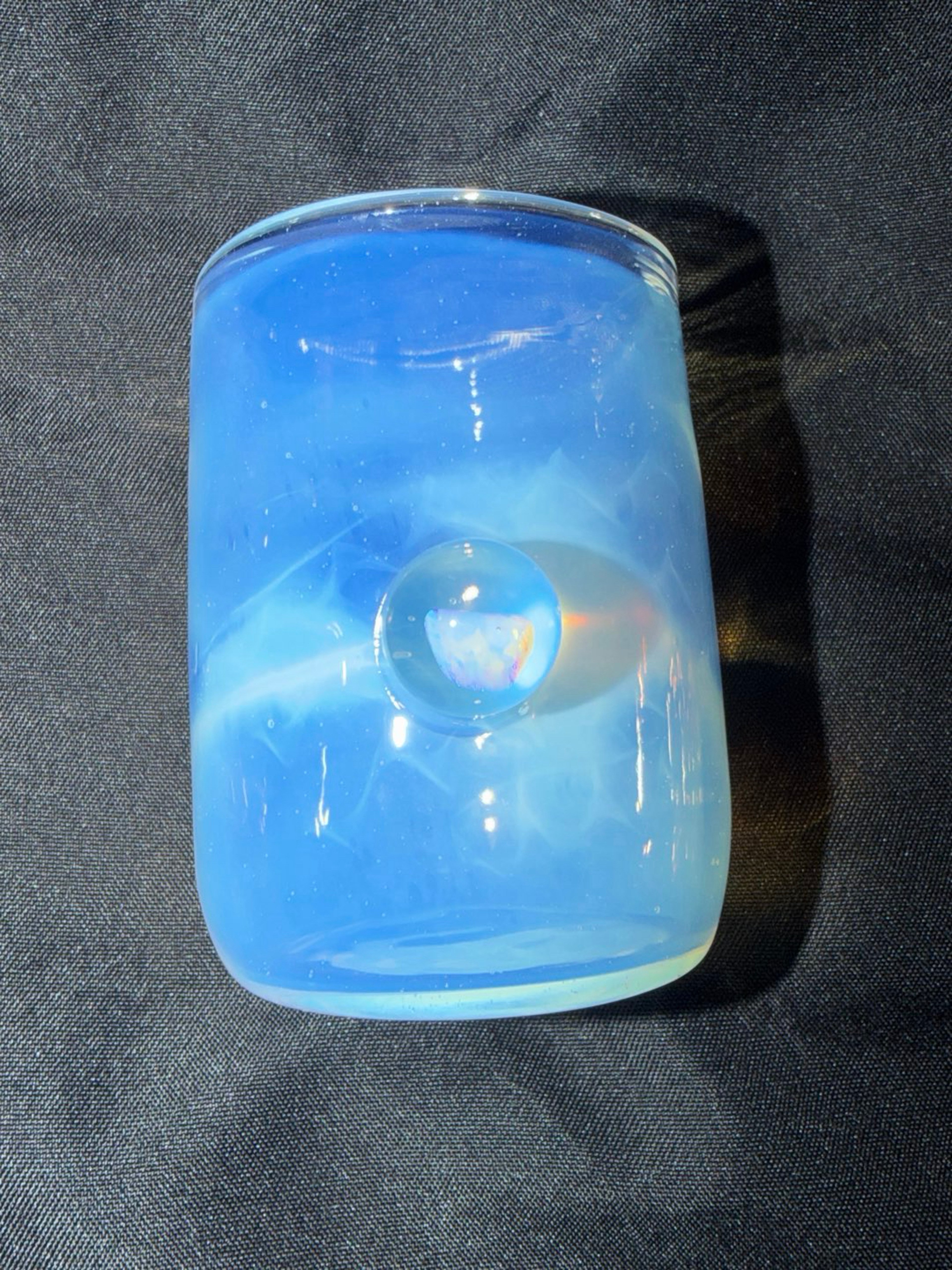 Preview pic of Magizle Glass Blue Opal Puffco Proxy Core Cup