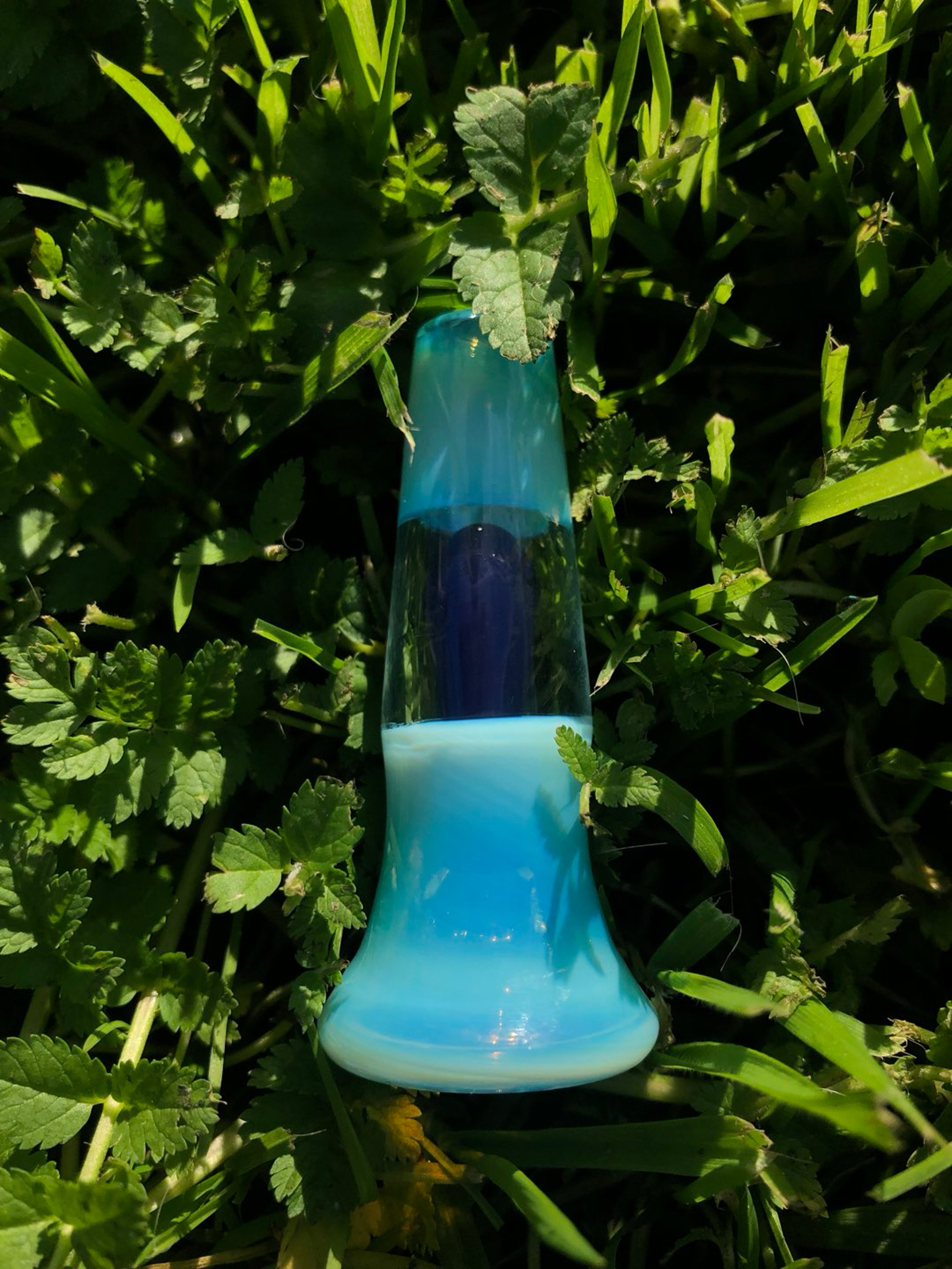 Blue grass glass image 0