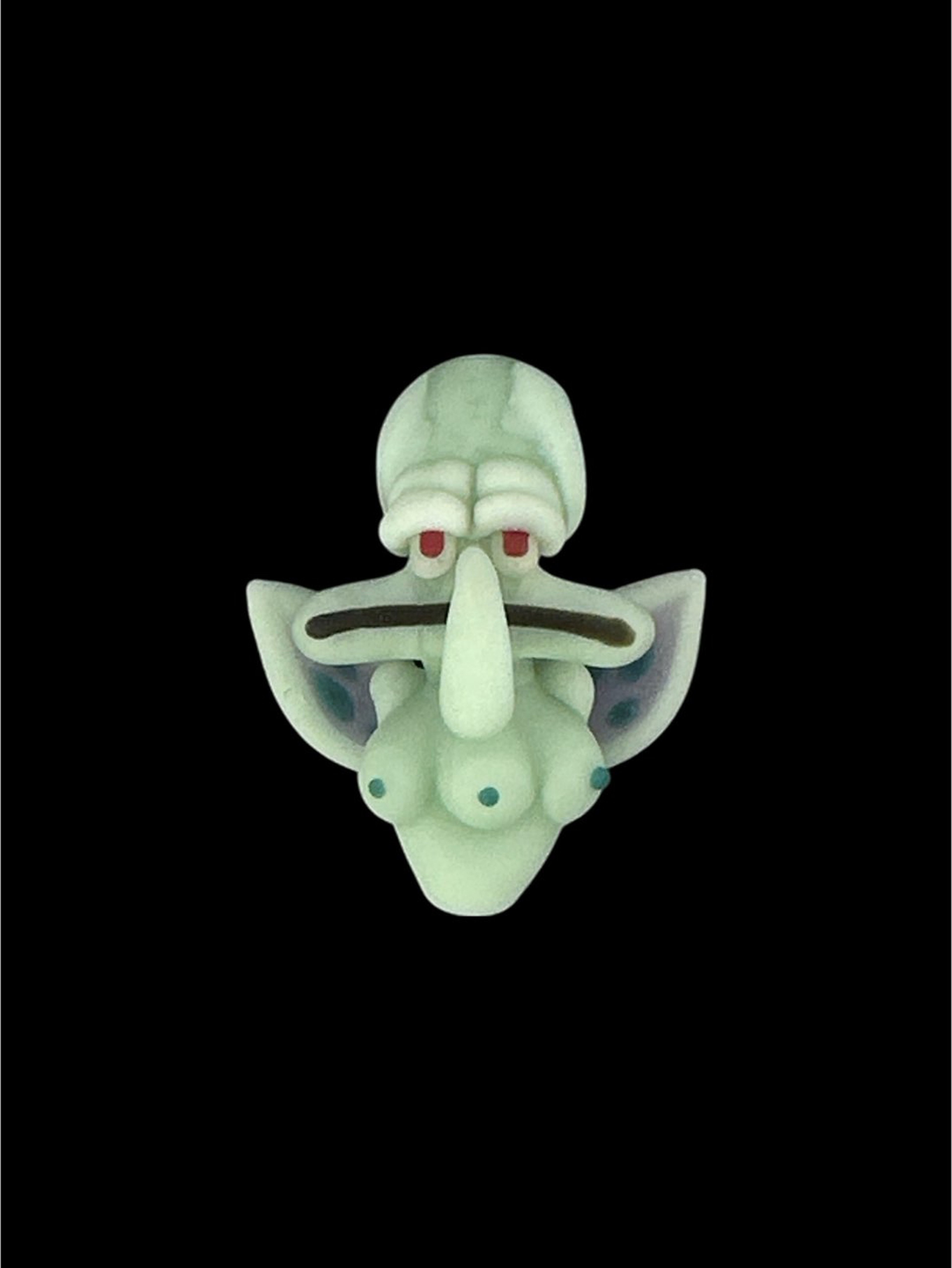 Preview pic of Brand New Fonzie Glass x @girlonfireglass Collab Fairy Squidword Pendant