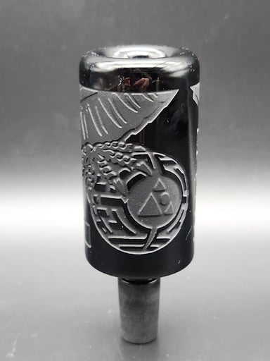 Preview pic of MILKYWAY GLASS "DRAGON'S ORB" LONG BOWL 14MM