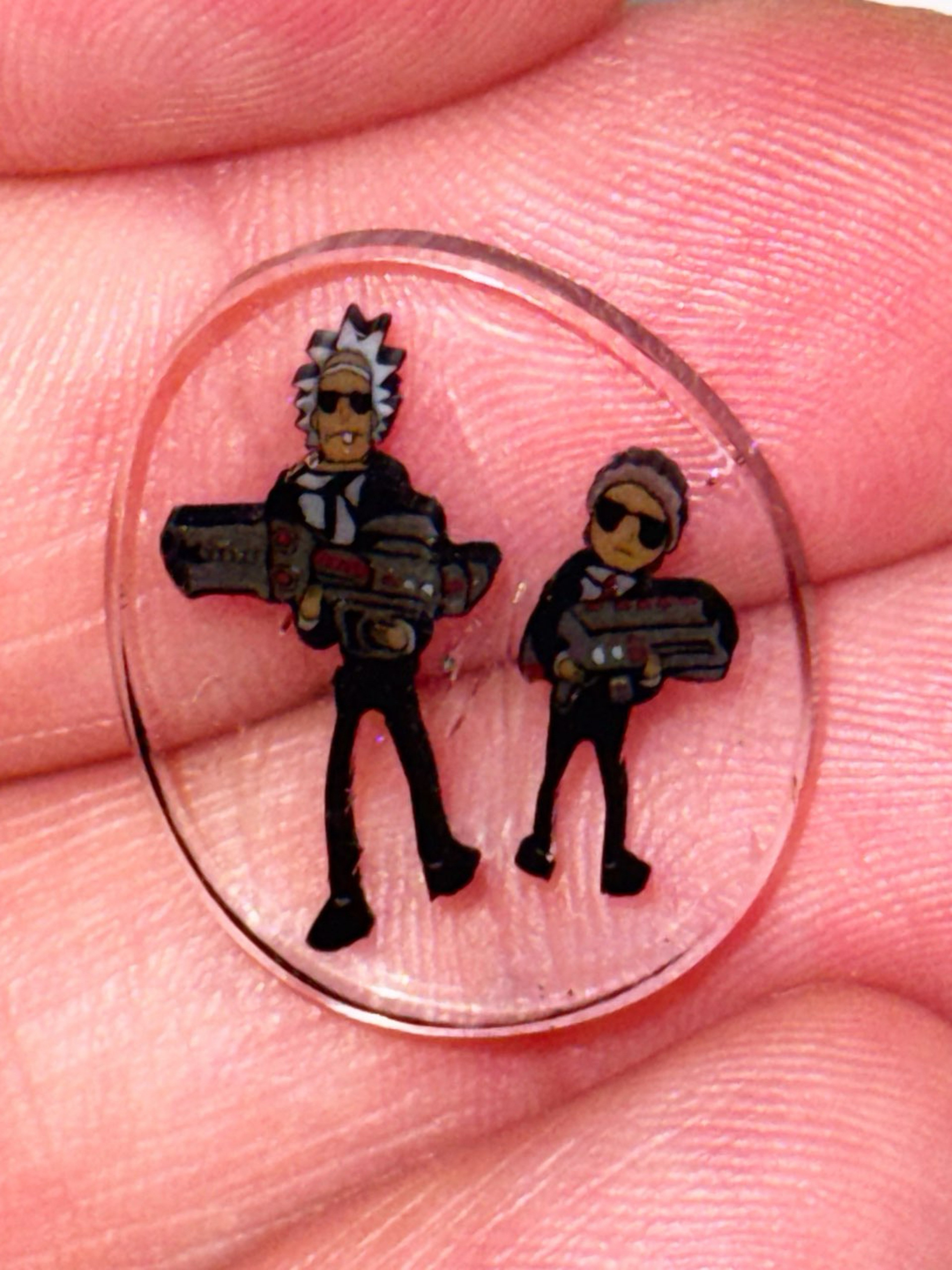 Preview pic of Rick & Morty Men in Black Coin