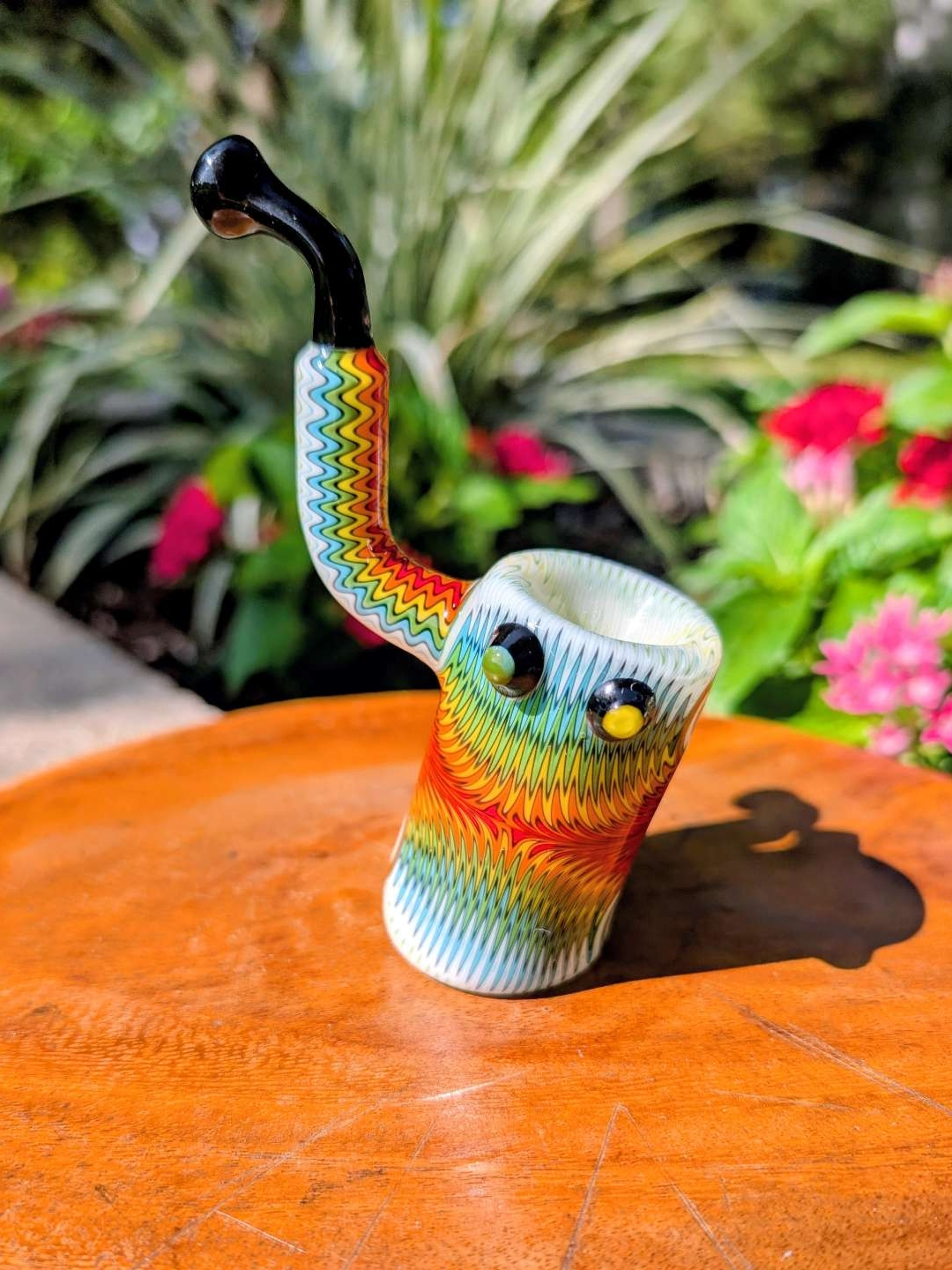 Jeff Spaga Fully Worked Dry Sherlock – Rainbow / Black Wigwag image 0