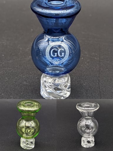 Preview pic of GREEK GLASS BUBBLE SPINNER CAP