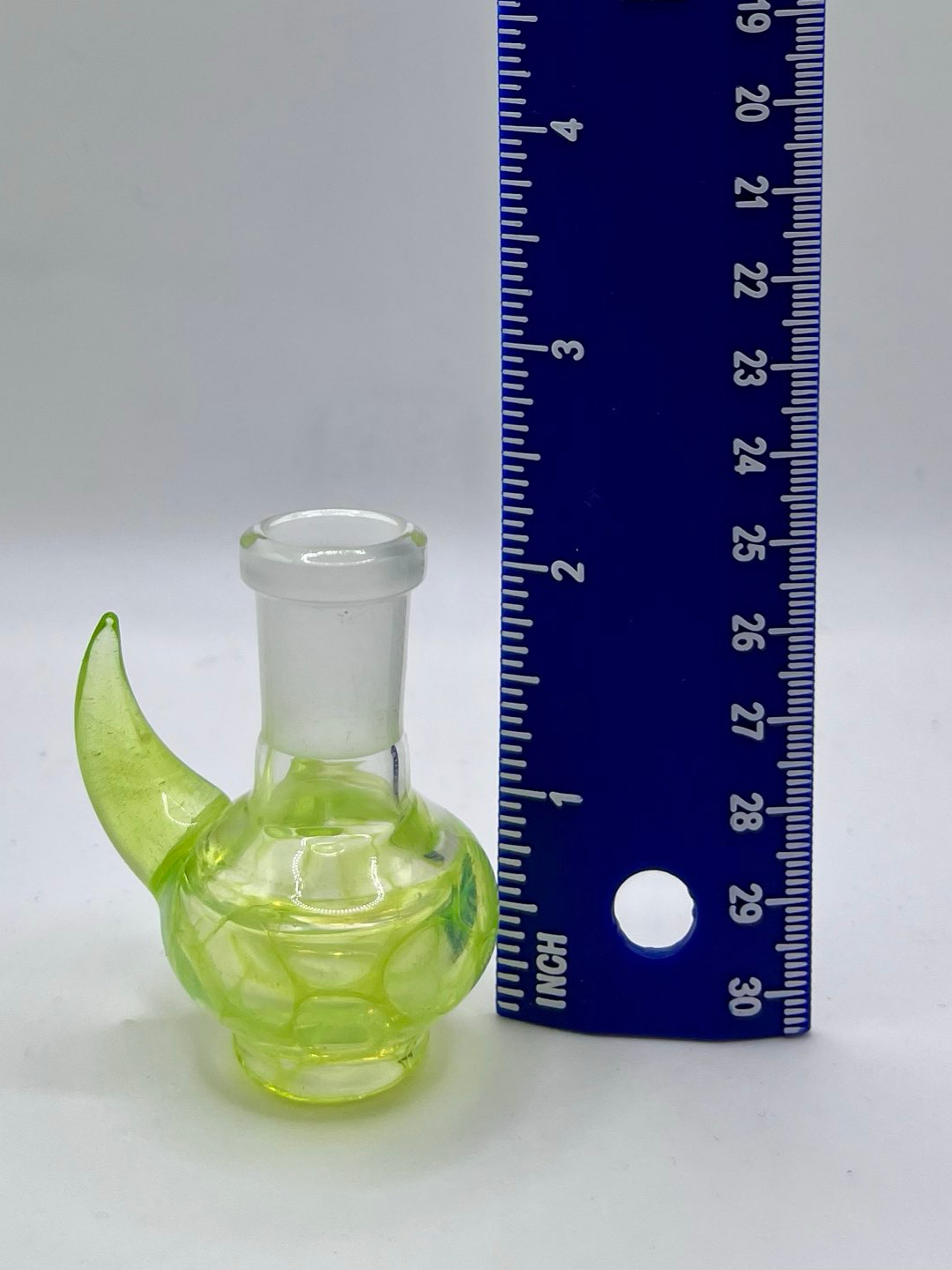 Preview pic of Slyme Green Dry Ash Catcher Bowl Piece / Slide (Excellent Condition)