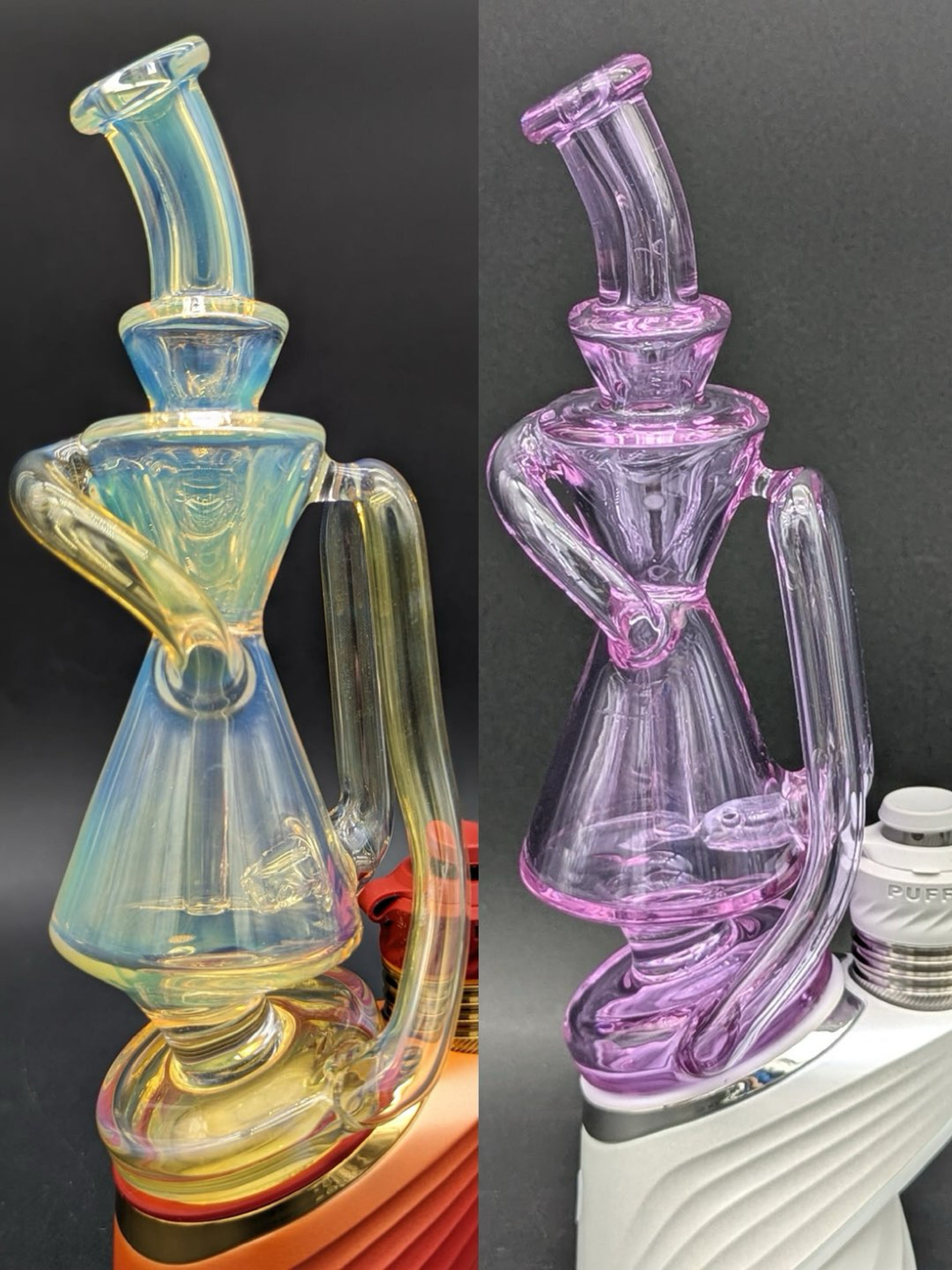 GREEK GLASS PUFFCO PEAK RECYCLER ATTACHMENT image 0