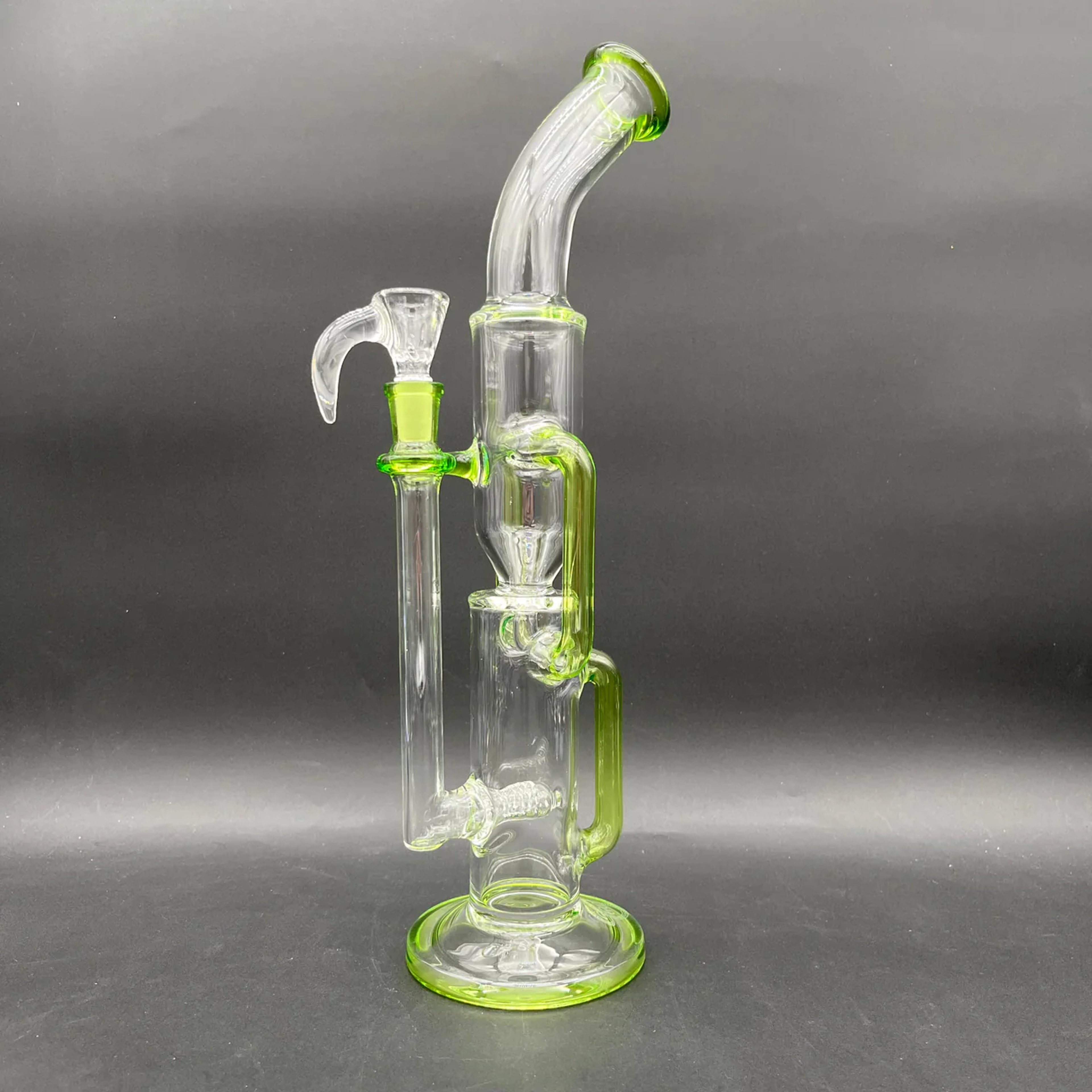 Preview pic of GREEK GLASS 16.5" RECYCLER 2.0 BONG
