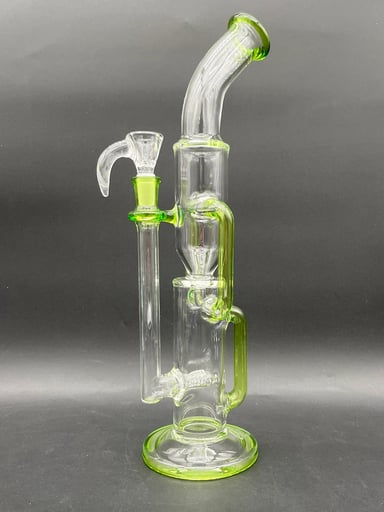 Preview pic of GREEK GLASS 16.5" RECYCLER 2.0 BONG
