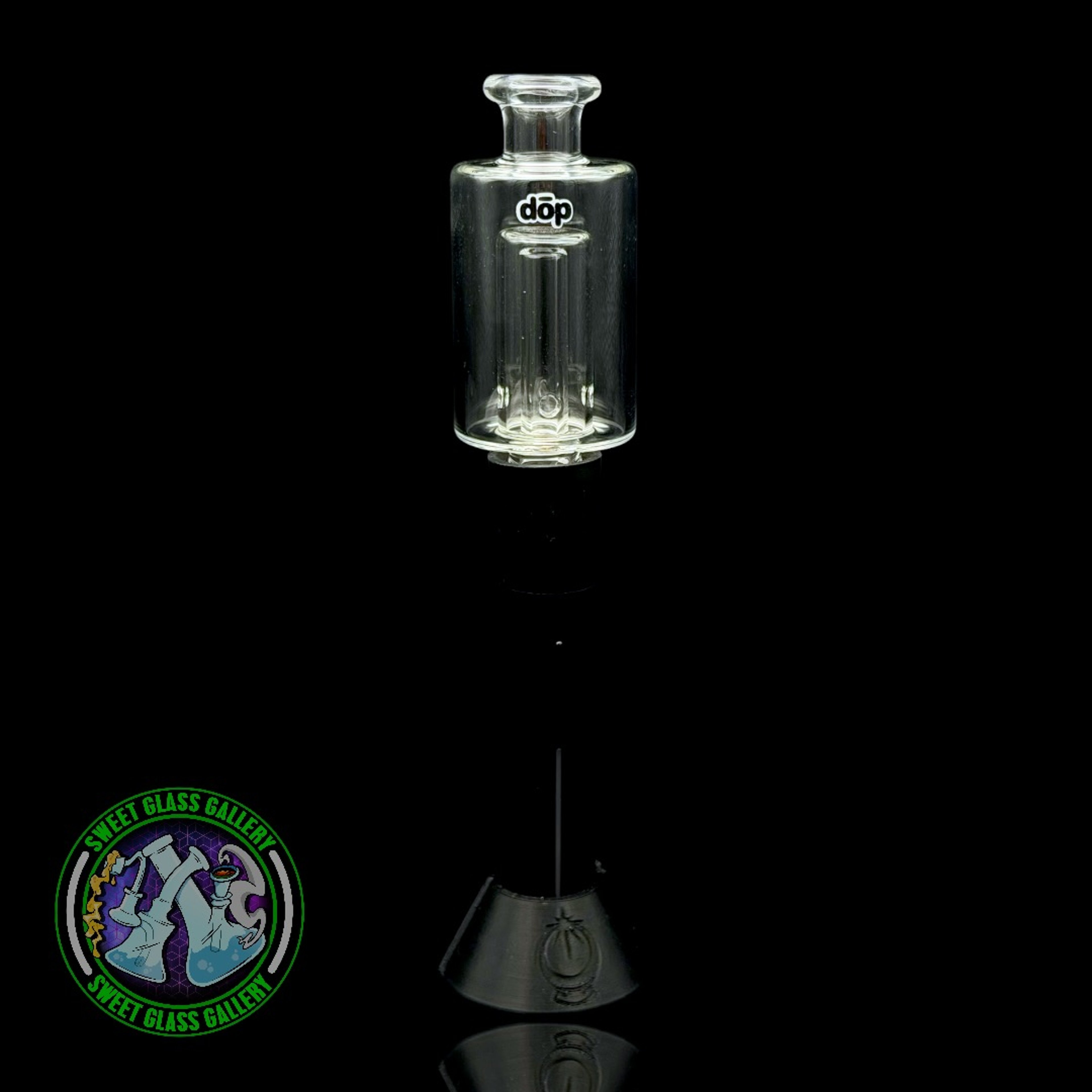 Preview pic of Dōp Glass - Pivot Bubbler - Clear
