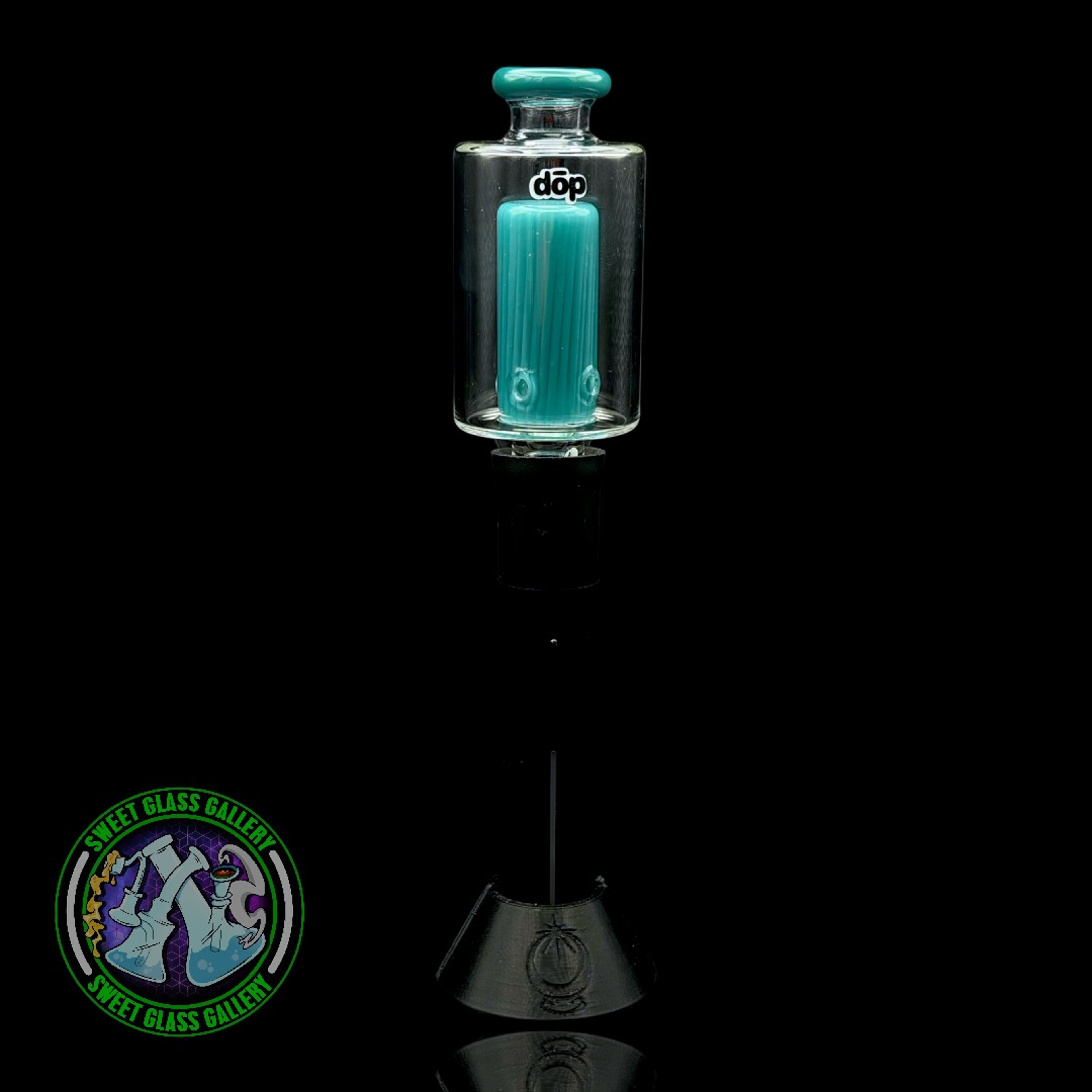 Preview pic of Dōp Glass - Pivot Bubbler - Teal