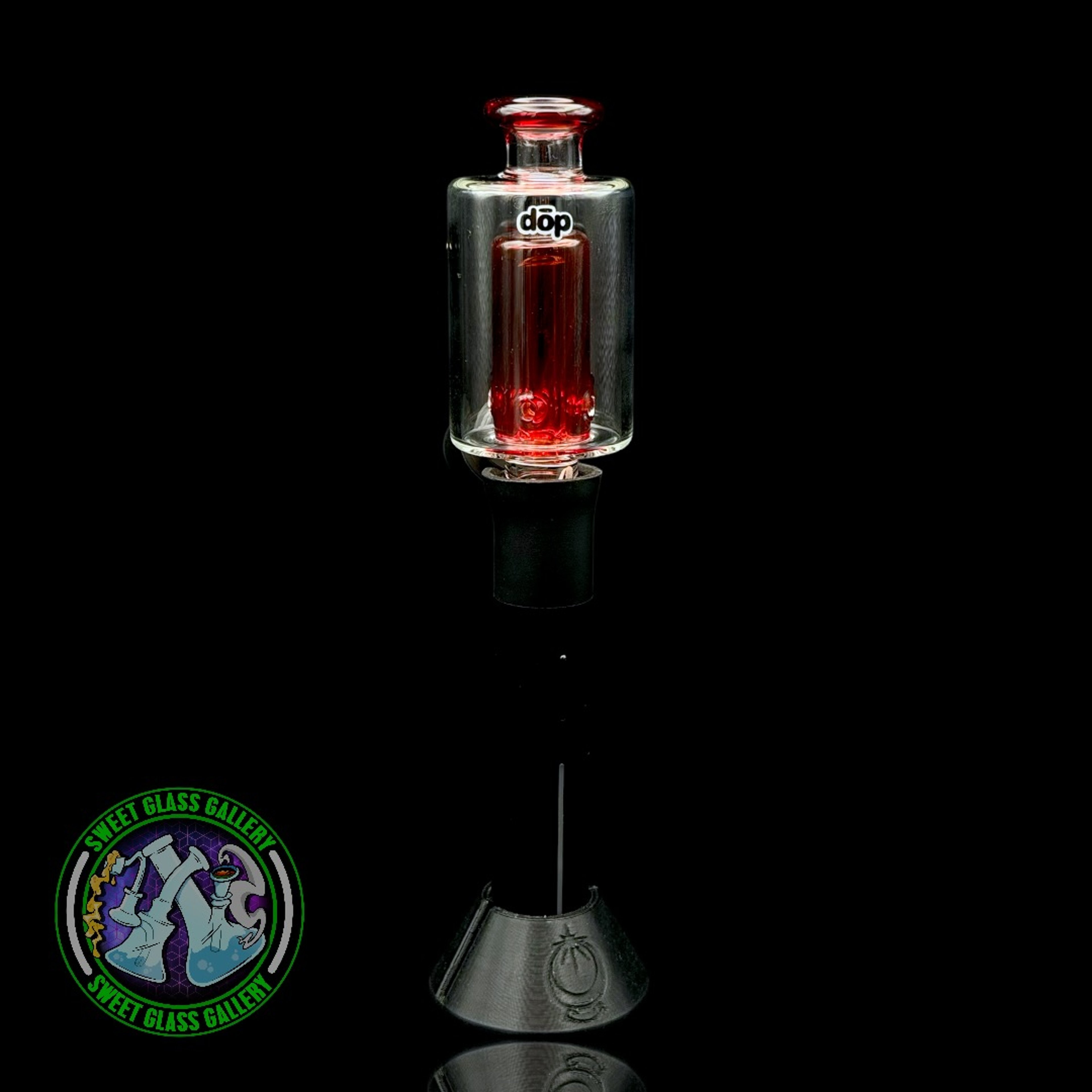 Preview pic of Dōp Glass - Pivot Bubbler - Red