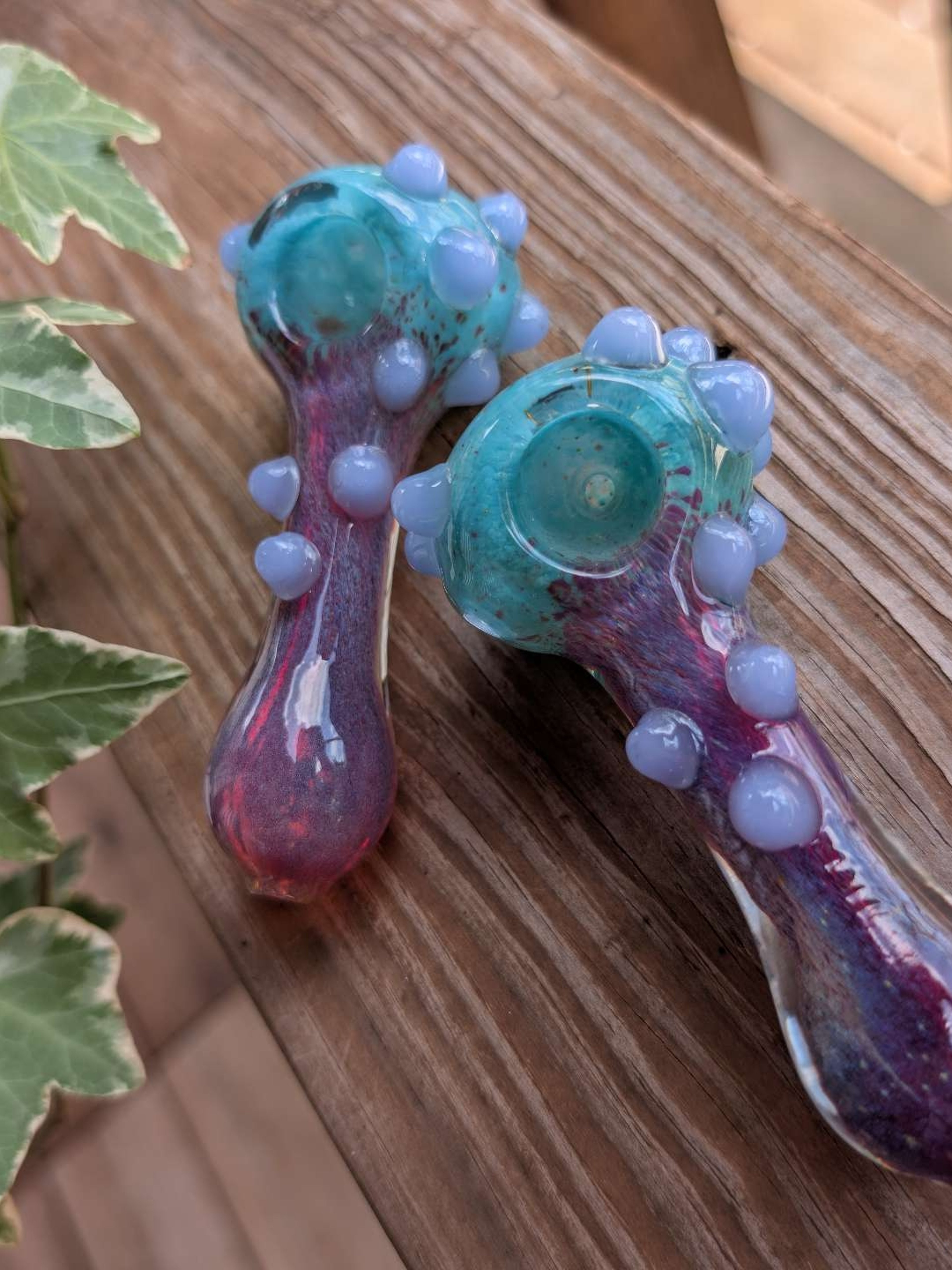 Preview pic of Cosmic-Inspired Glass Spoon Pipe