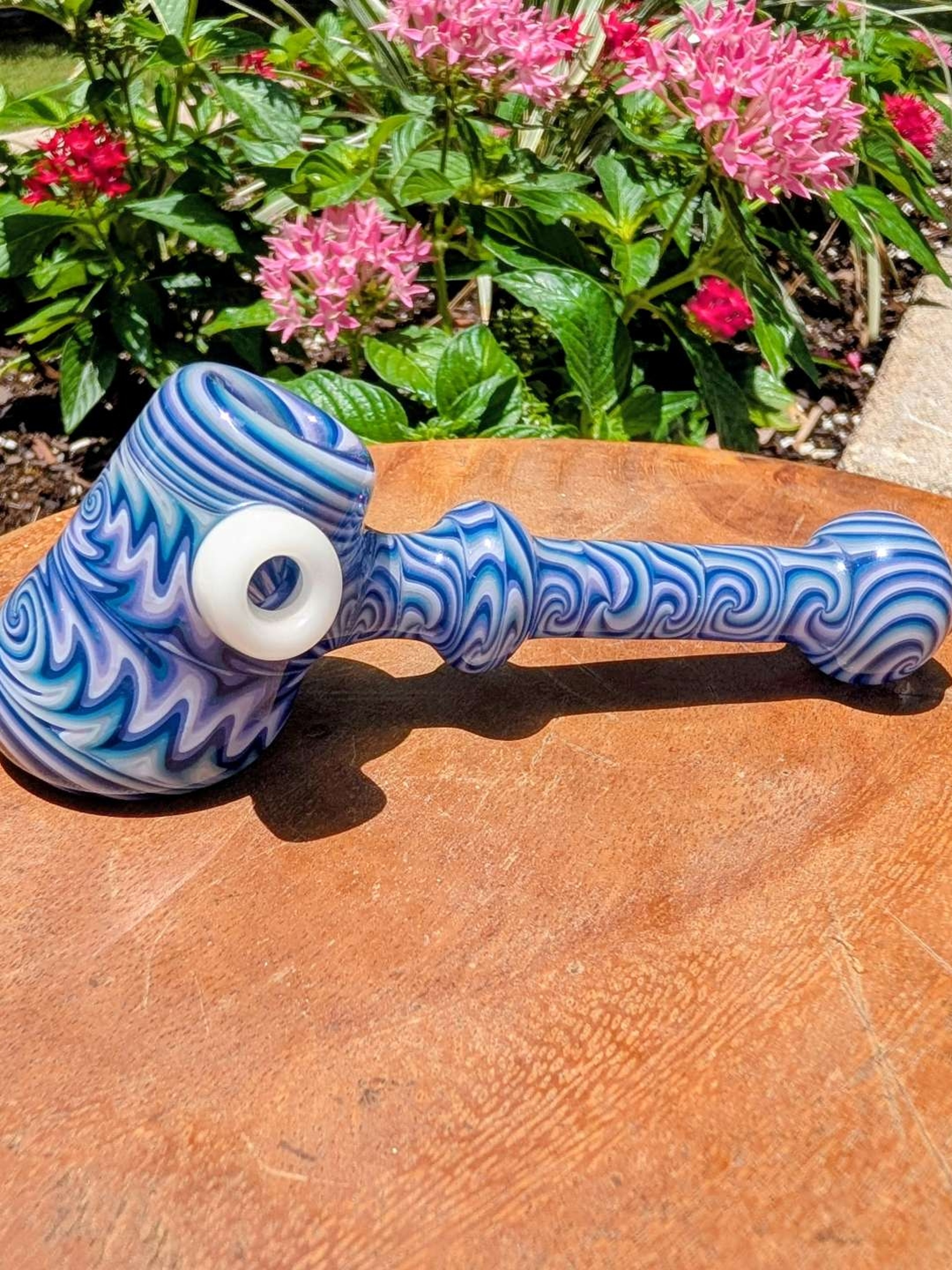 Preview pic of Sean Perez Solo Heady Hammer Pipe (2019) – Pristine Mint Condition (Signed & Dated)
