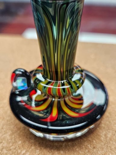Preview pic of Geoff Made Wig Wag Rasta Puffco Topper