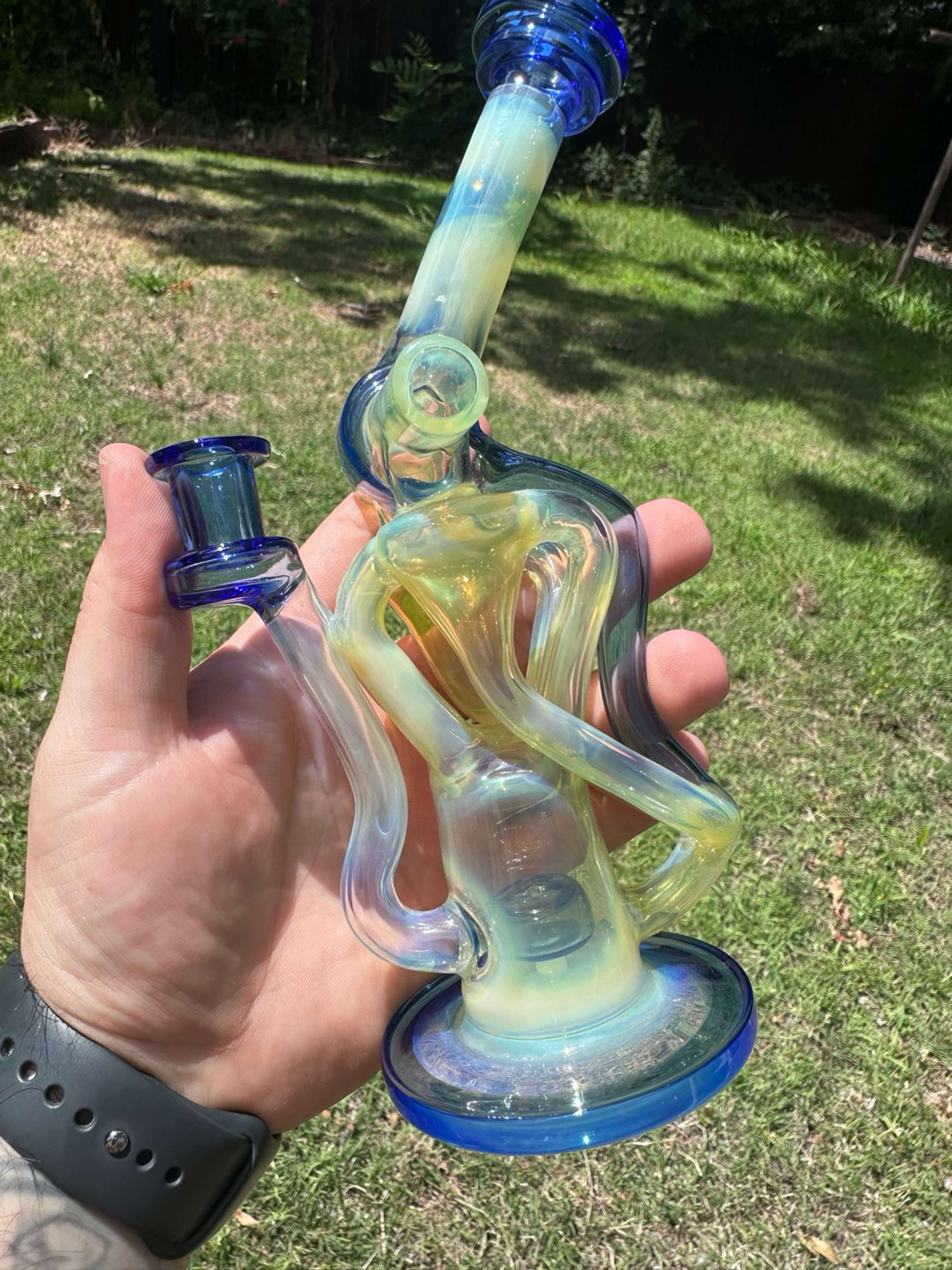 Domer Glass Quad Up Recycler image 0