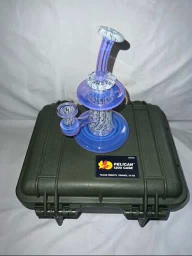 Preview pic of 14mm Banger Hanger by Dawnk Glass with Pelican Case
