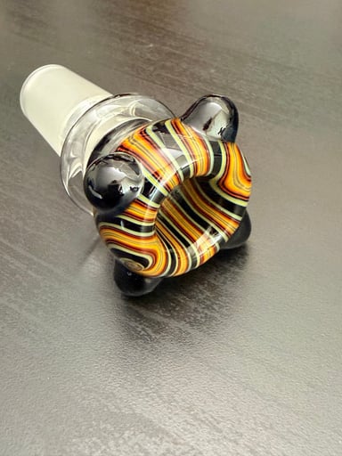 Preview pic of Handmade Wig Wag Glass Bowl / Slide
