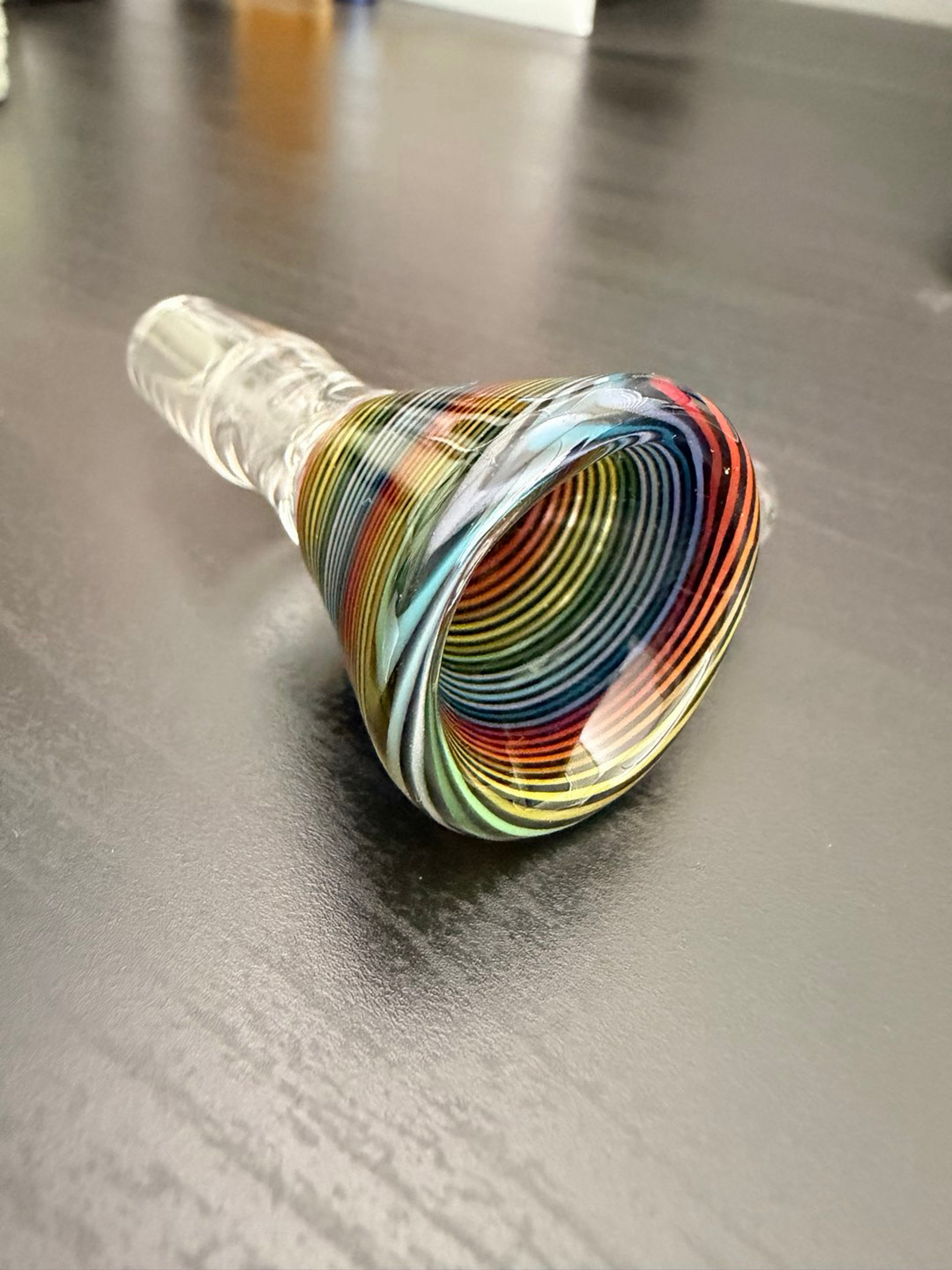 Funnel Shaped Rainbow Bowl / Slide image 0