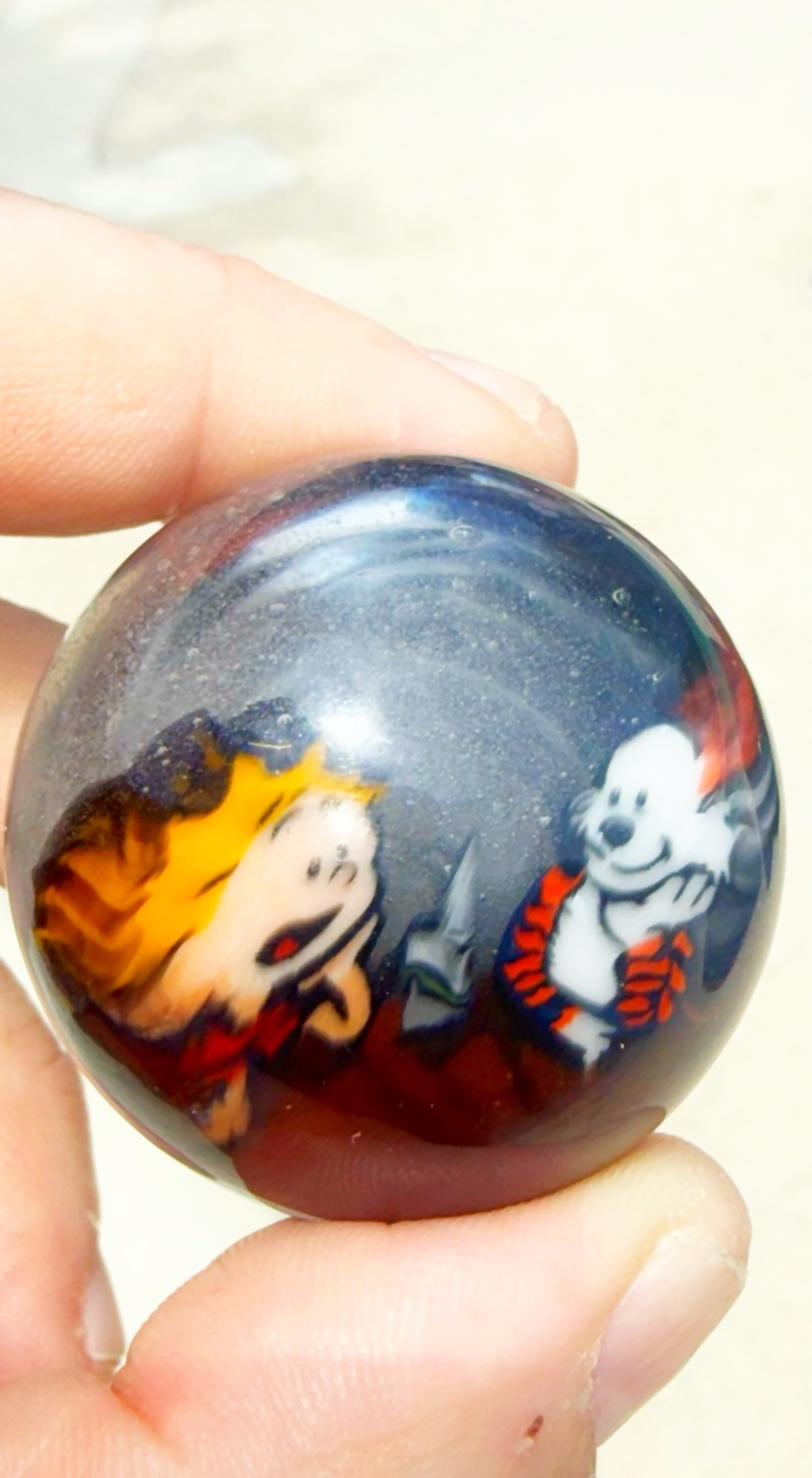 Calvin & Hobbes Hittin the Puffco End Marble image 0
