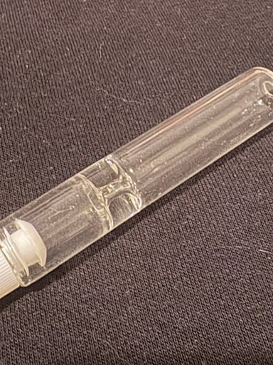 Preview pic of Clear Chillum/ one hitter 3.5 inches with cap