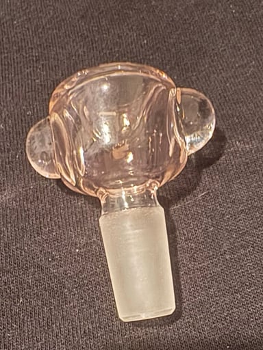 Preview pic of Transparent Pink 14mm male bowl piece
