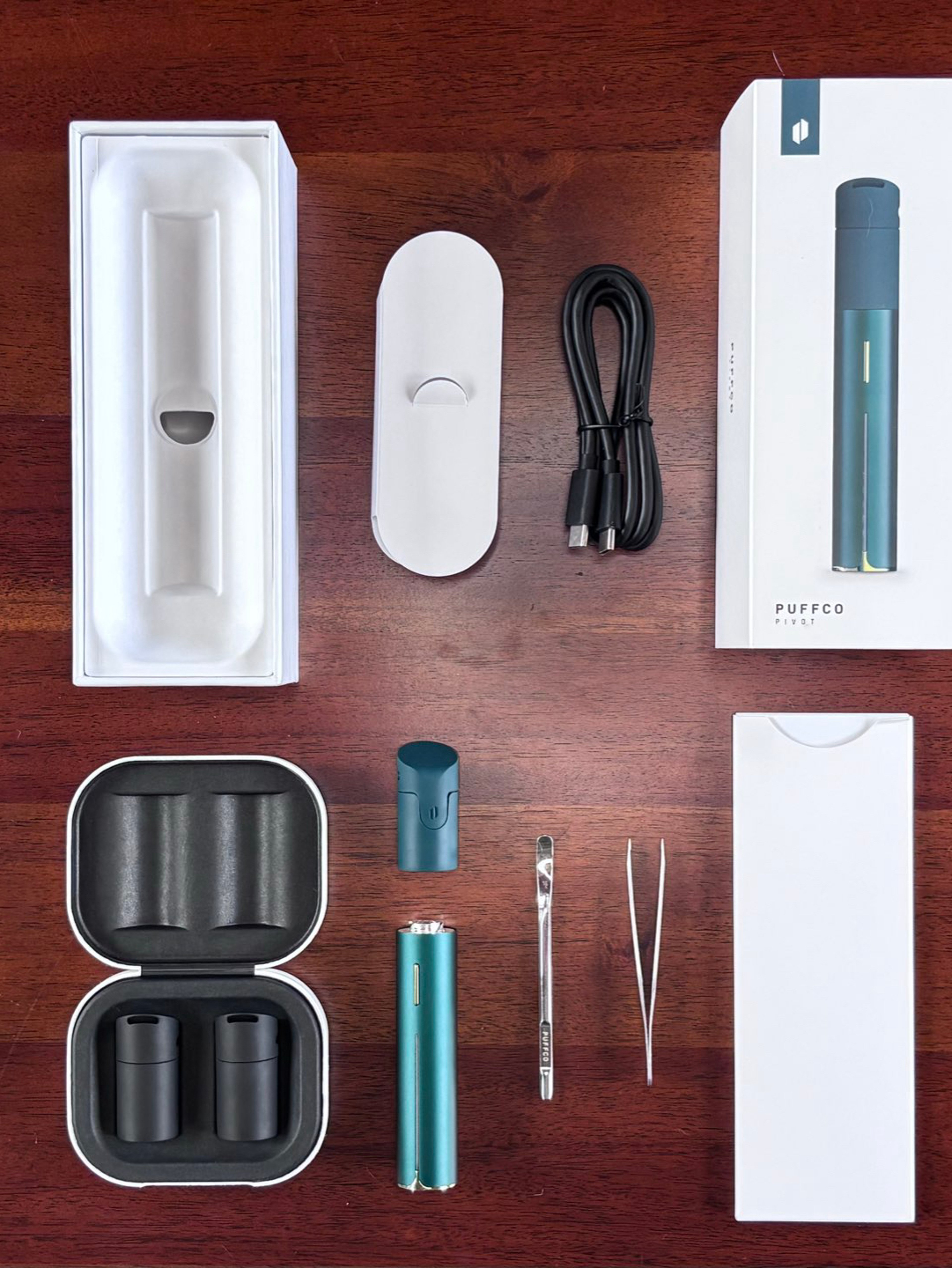 Puffco Pivot and Accessories - Pine Edition image 0