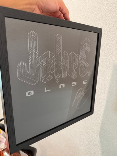 Preview pic of Jake C - Collectible, Framed Shirt w/ Autograph