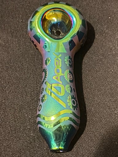 Preview pic of Sandblasted spoon pipe 4 inches