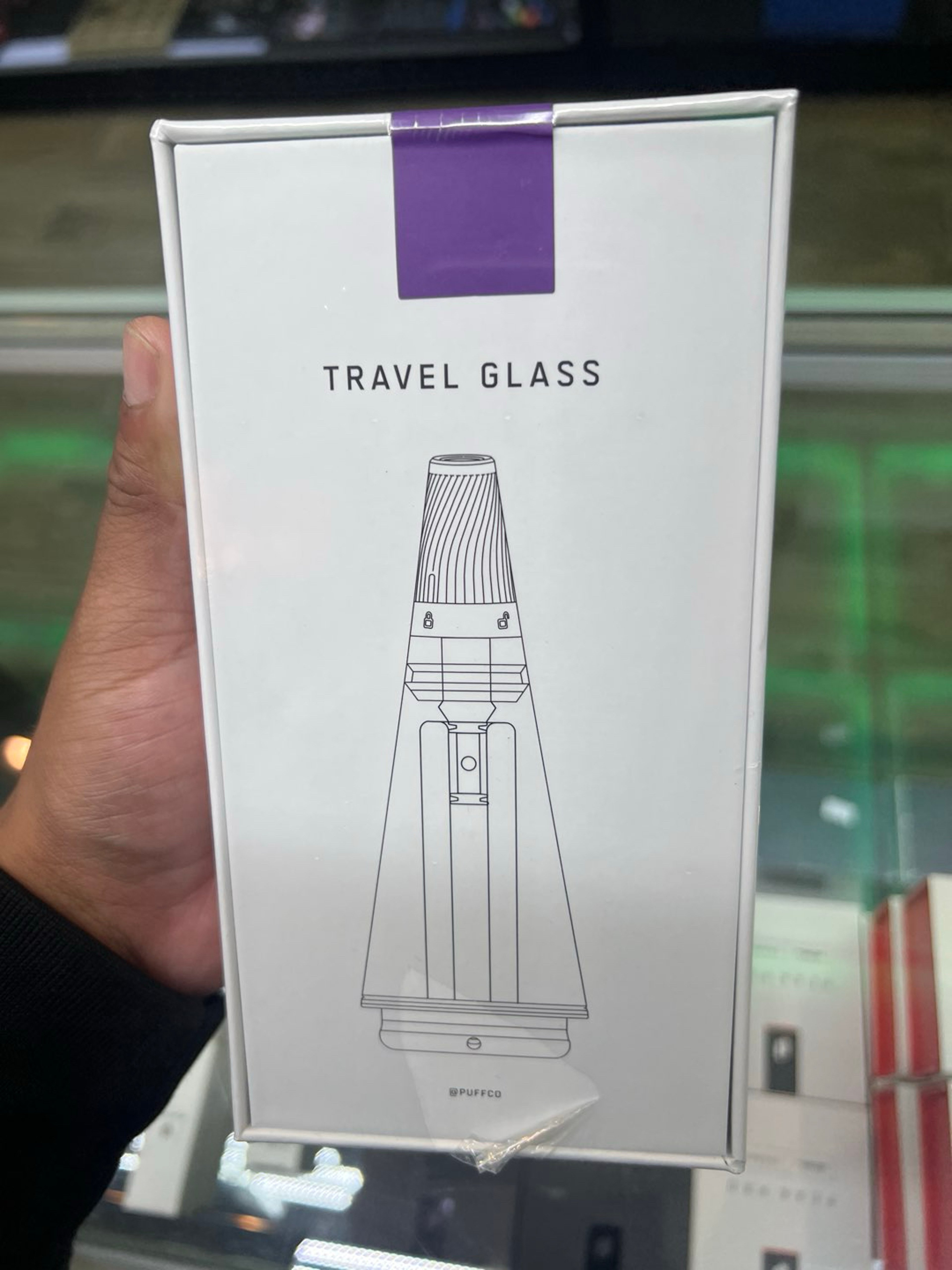 Preview pic of Puffco Peak Travel Glass Ultraviolet SEALED