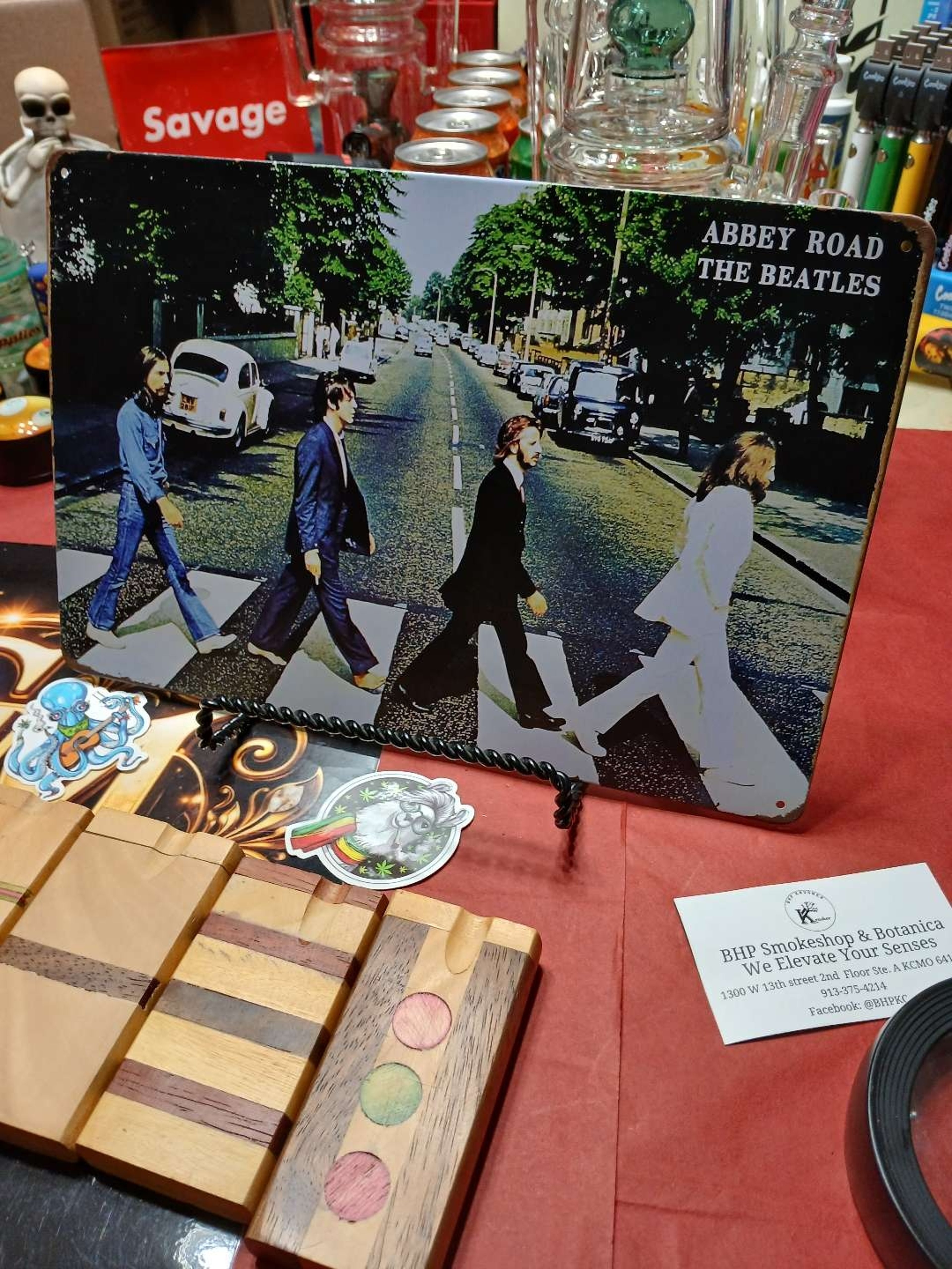 Preview pic of Decorative Stoner  Image Tin 8x12 Beatles