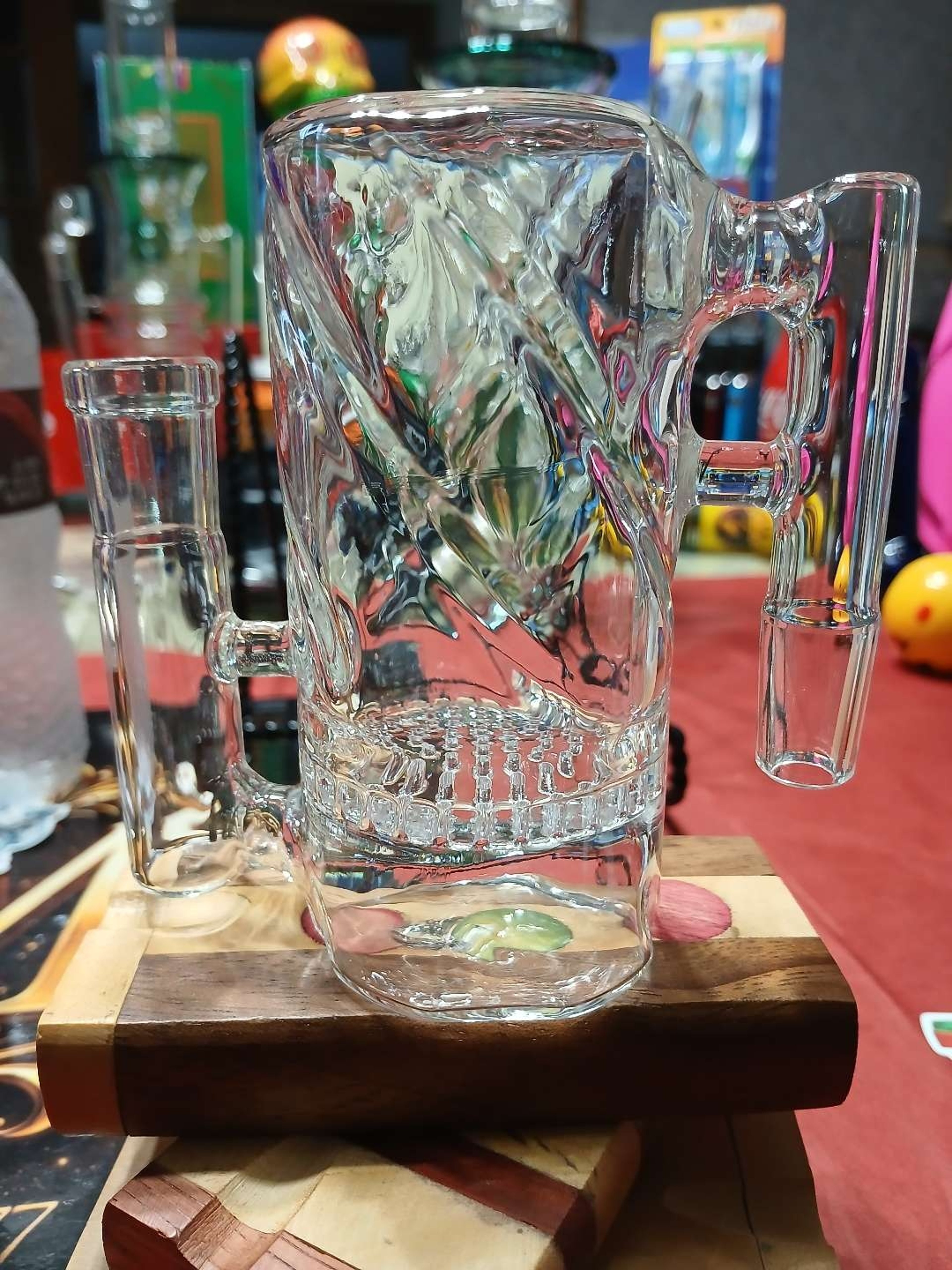 Preview pic of Diamond Cut Ash Catcher with Honeycomb Perk 14mm