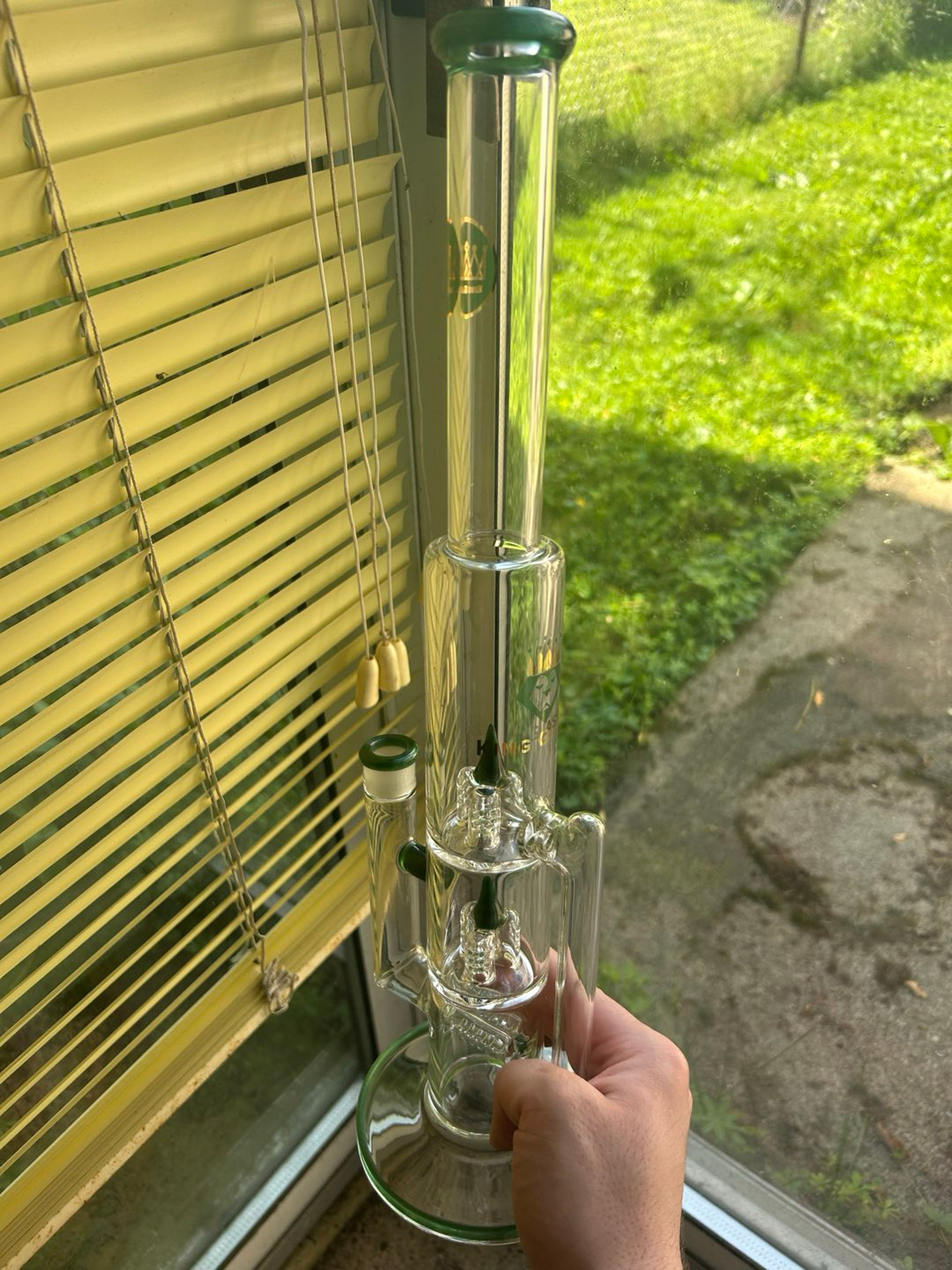 Preview pic of King Glass 14mm Treecycler Free Shipping
