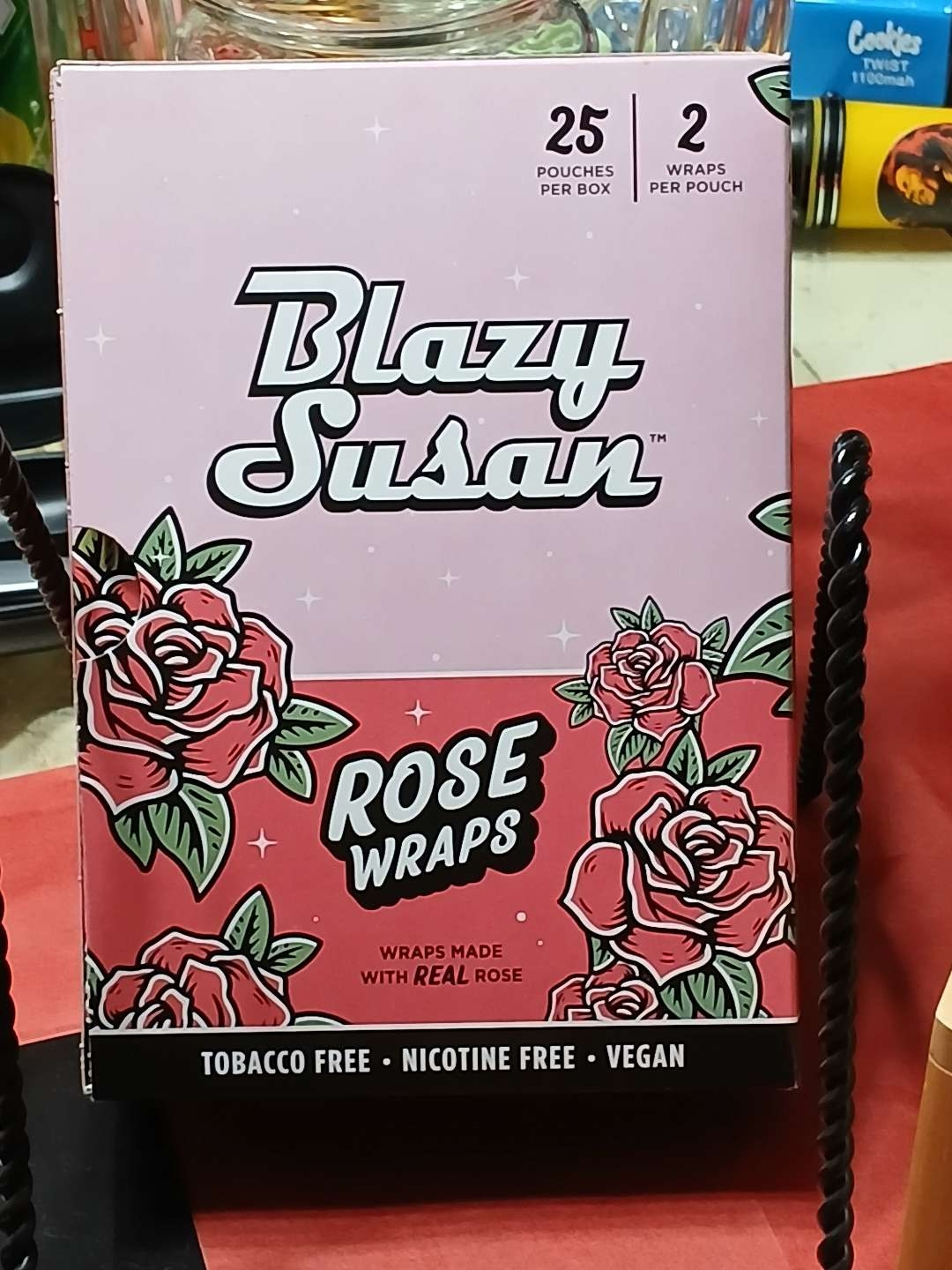 Preview pic of Blazy Susan Rose Wraps Box of 25 Packs
