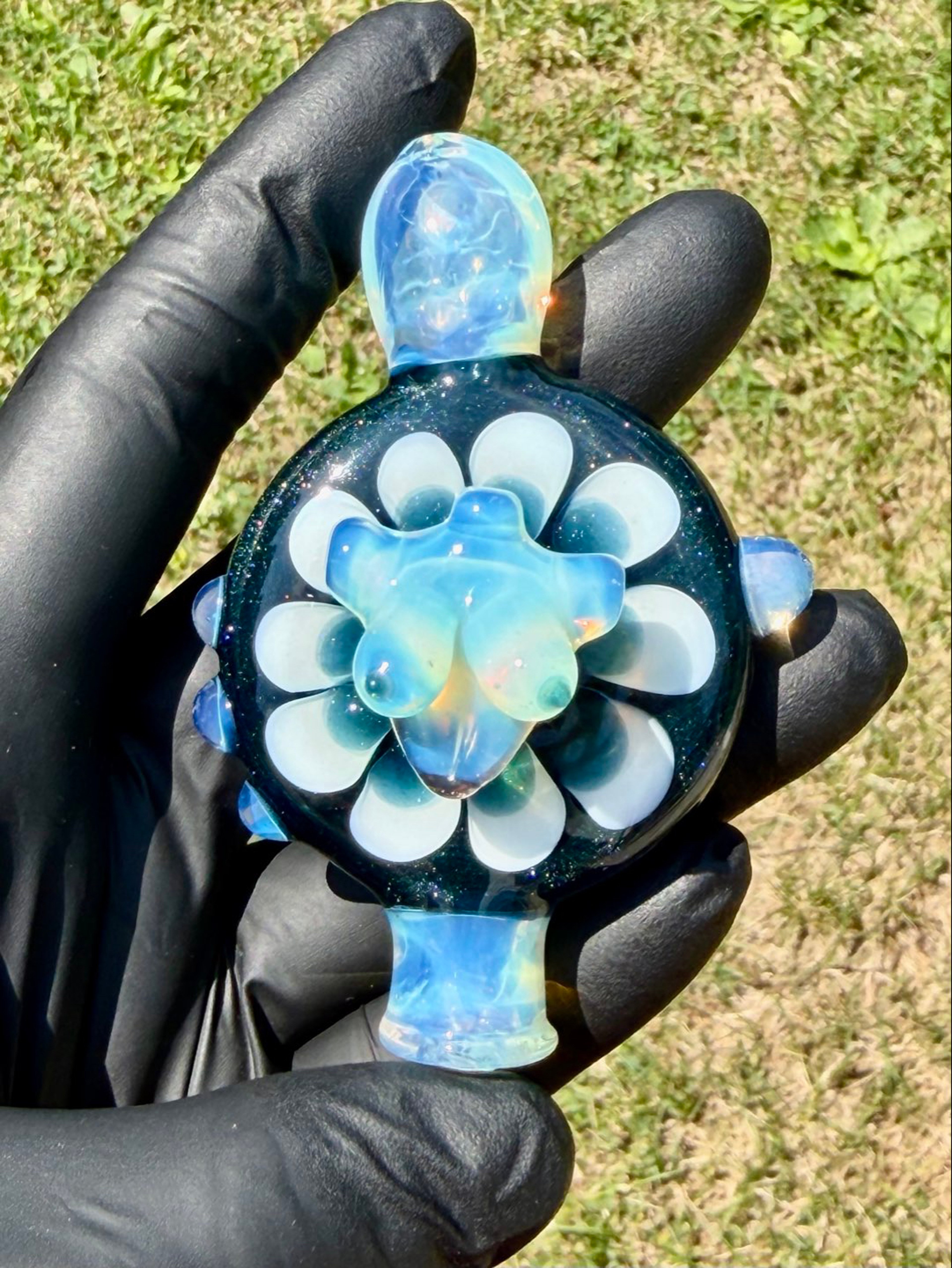 Preview pic of heavy blue stardust glopal babe pivot top