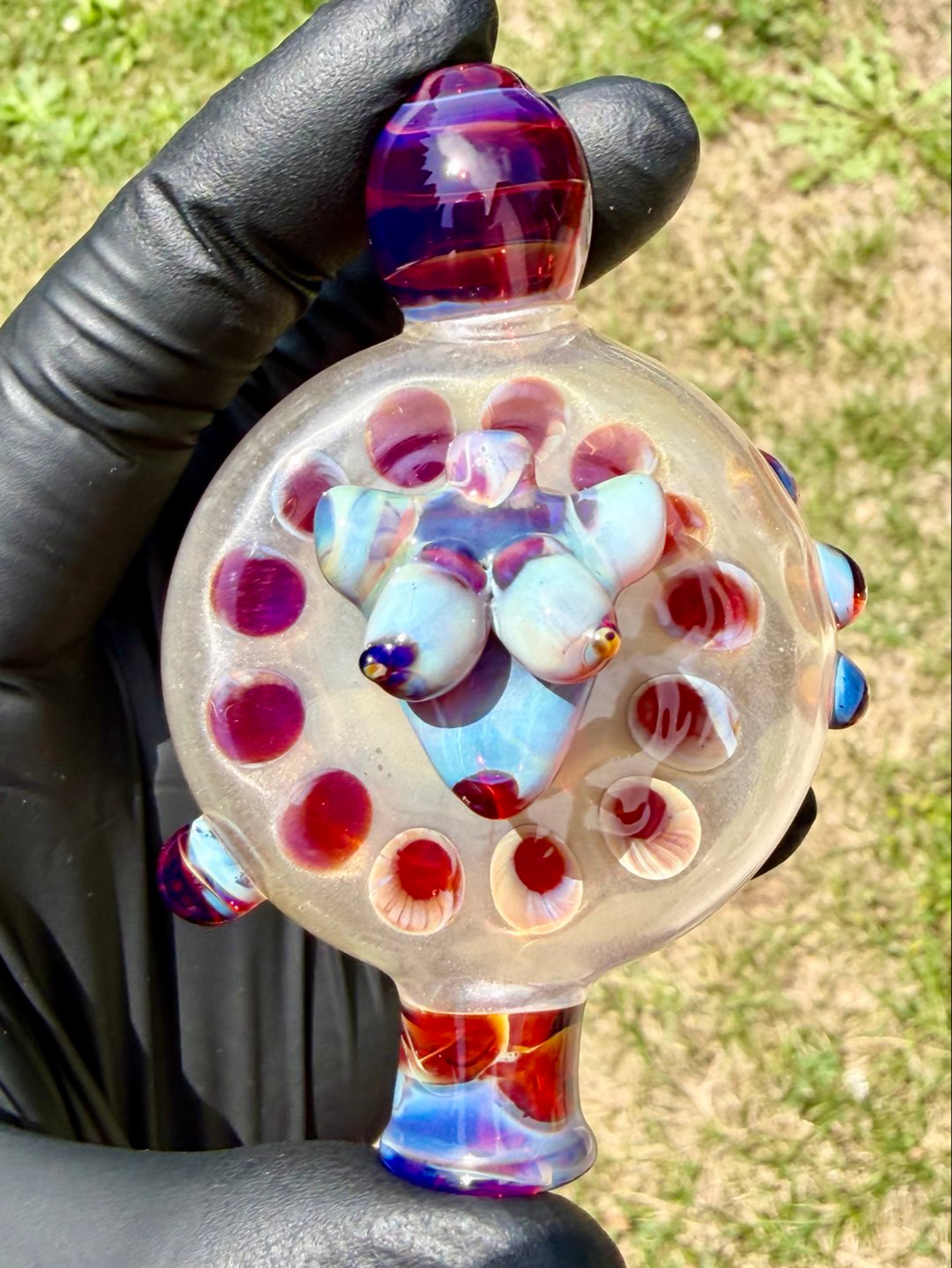 Preview pic of white satin lokis babe pivot top  Uv & cfl