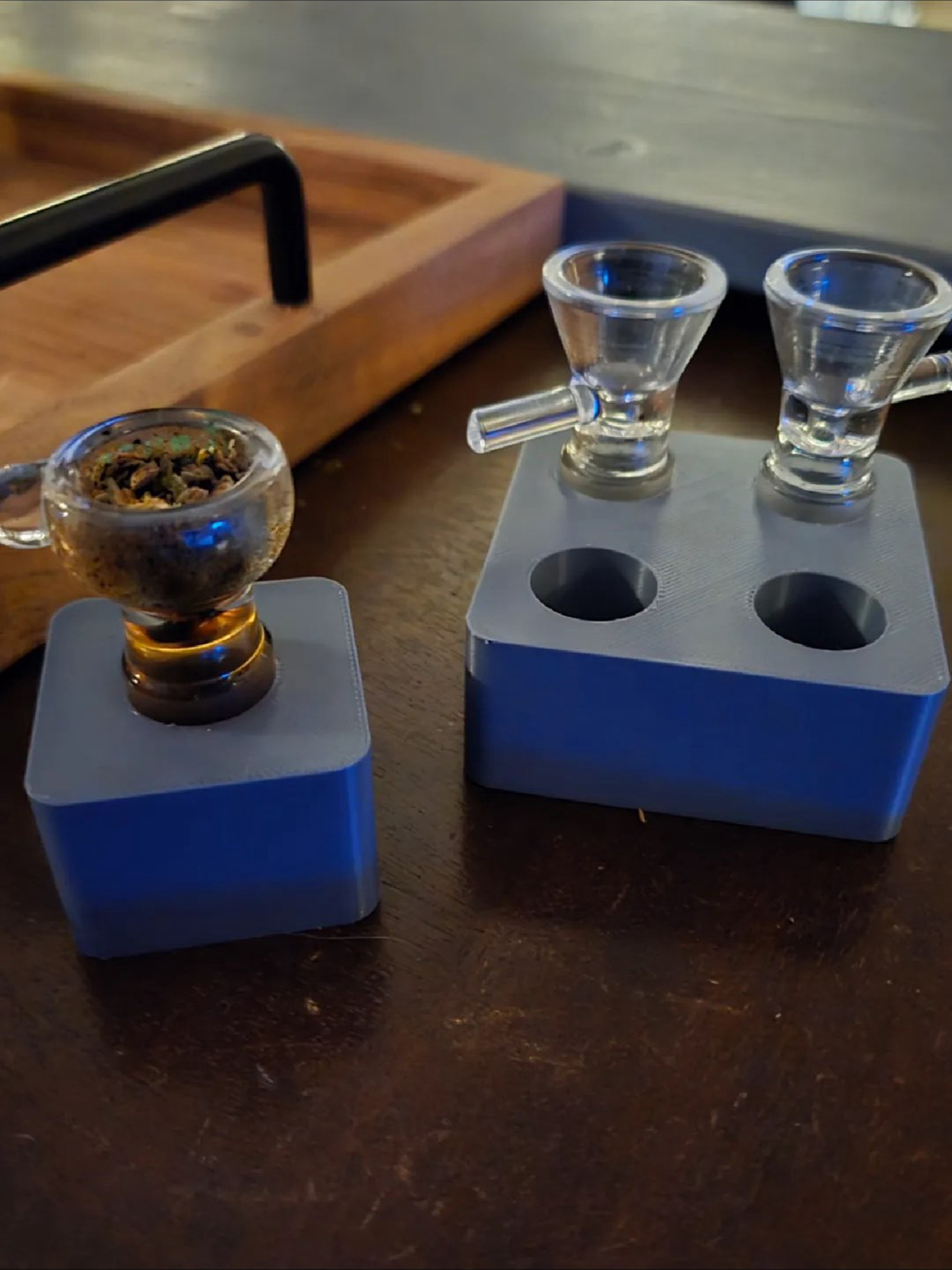 Preview pic of 18 mm 3d printed Bowl Stands - message before buying !