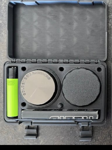 Preview pic of herb storage kit + smoking field kit - 3d printed