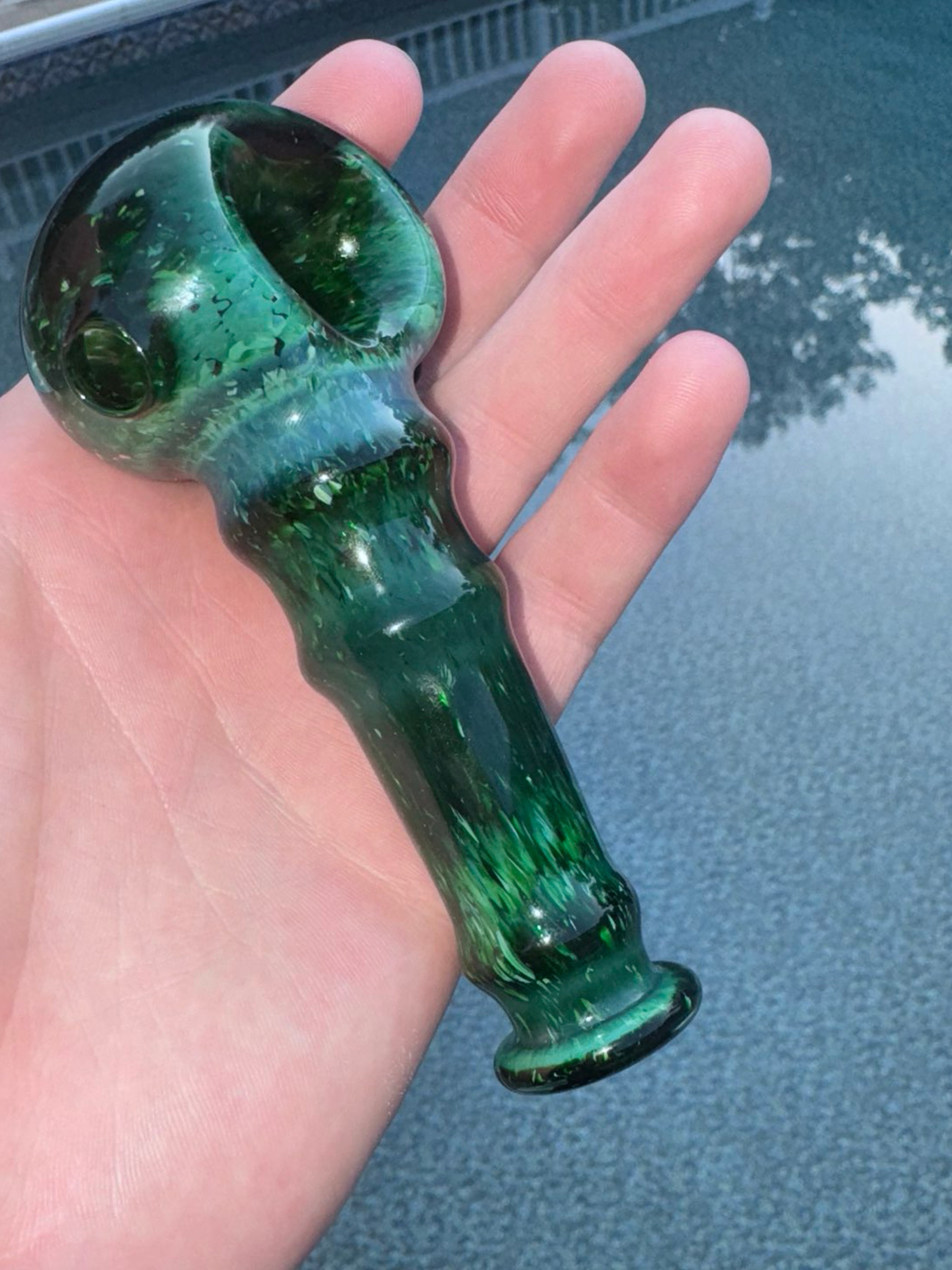 Preview pic of Exp. Green honeycomb spoon