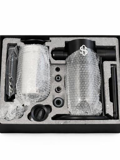 Preview pic of Stundenglass Classic Black Gravity hookah infuser bong