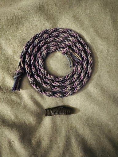 Preview pic of 🔥CUSTOM HANDMADE 💯%.. HEMP BRAIDED NECKLACE FOR A PENDANT ..🔥🔥