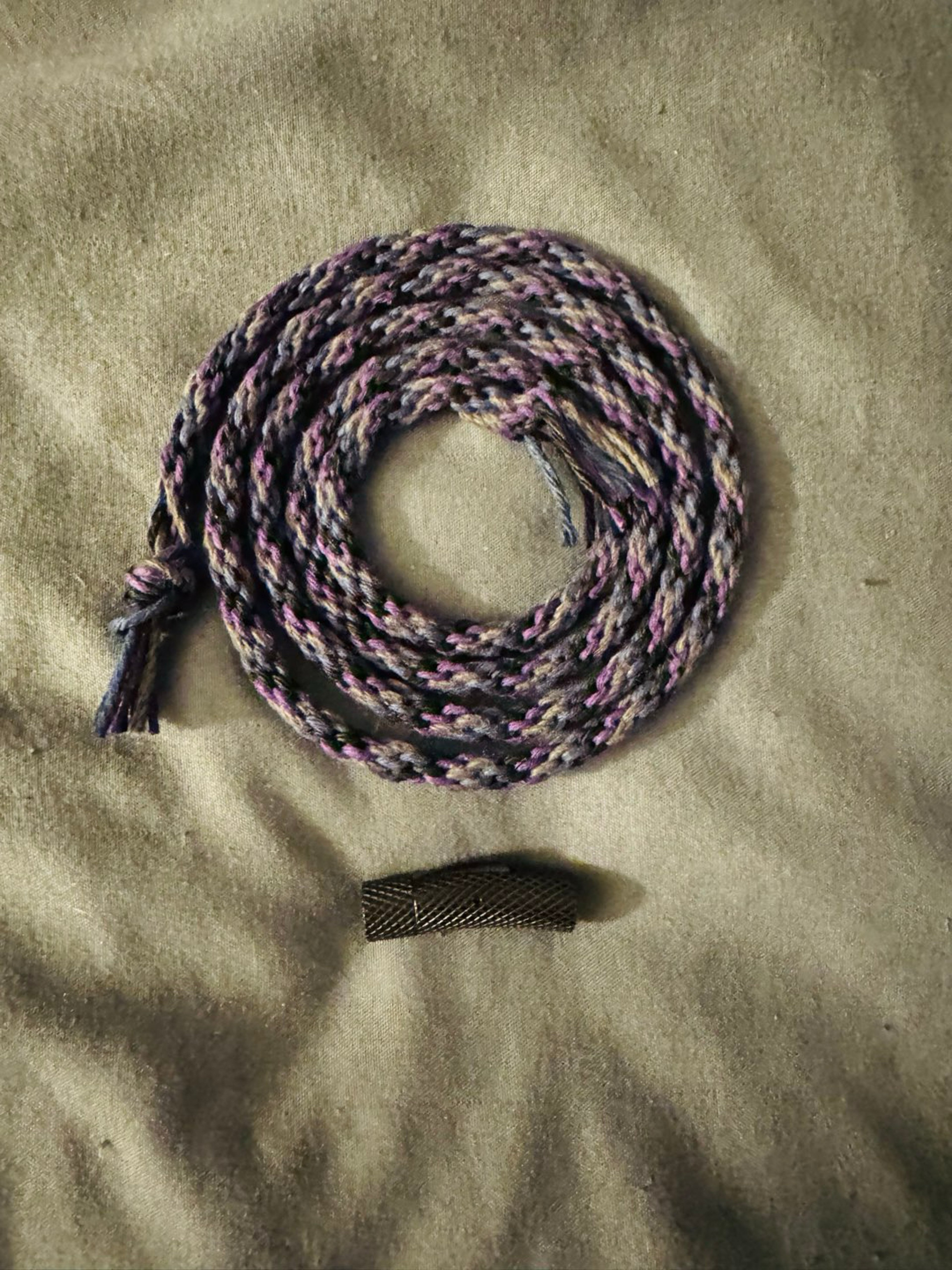 🔥CUSTOM HANDMADE 💯%.. HEMP BRAIDED NECKLACE FOR A PENDANT ..🔥🔥 image 0