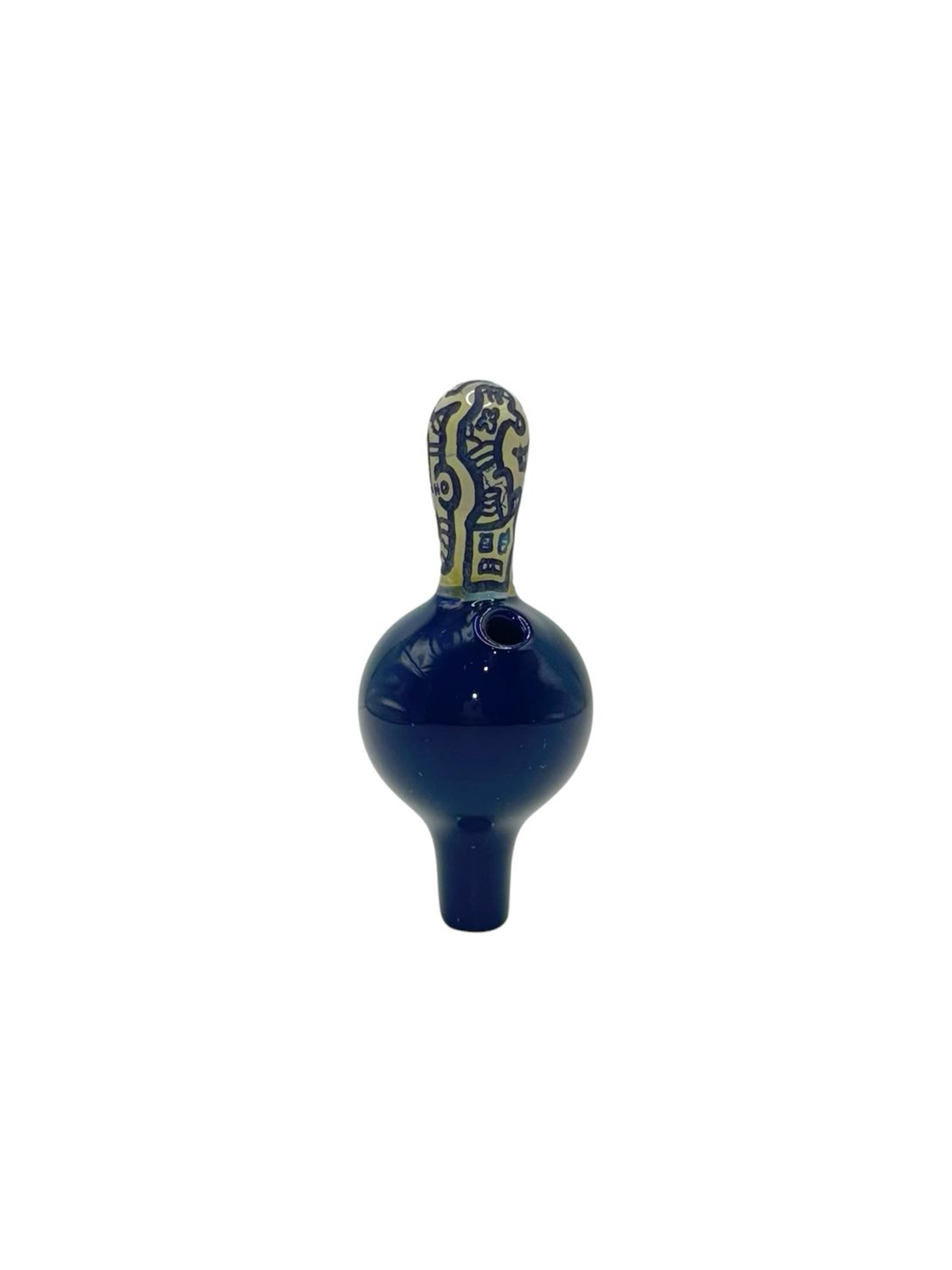 Preview pic of Ben Focus Engraved Blue Bubble Cap - Arm/Face/Tree