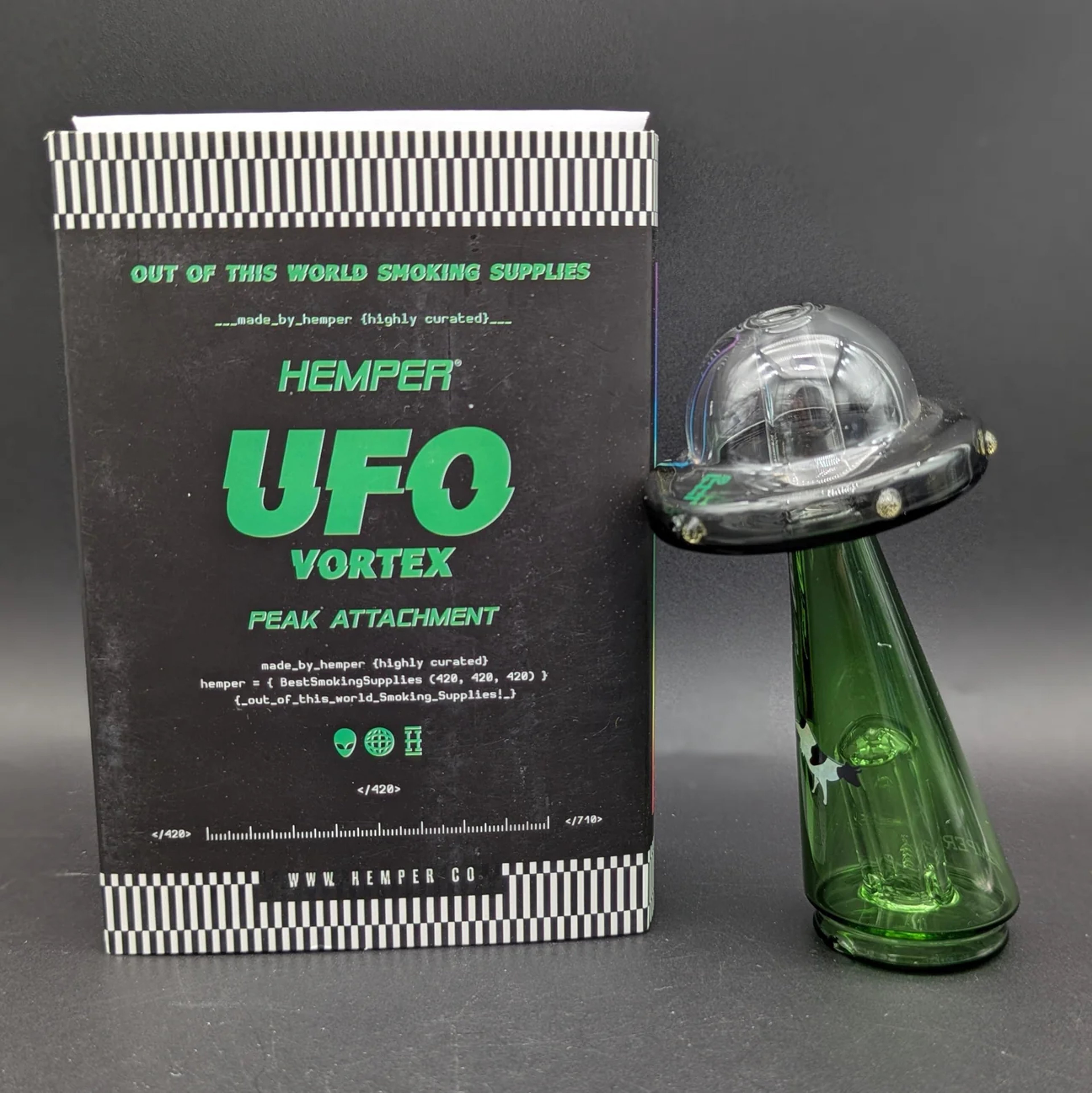 HEMPER | PEAK & PEAK PRO REPLACEMENT GLASS - UFO VORTEX image 0
