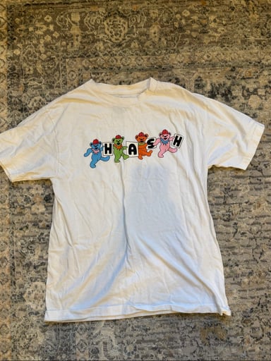 Preview pic of Hash Dancing Bears Shirt white