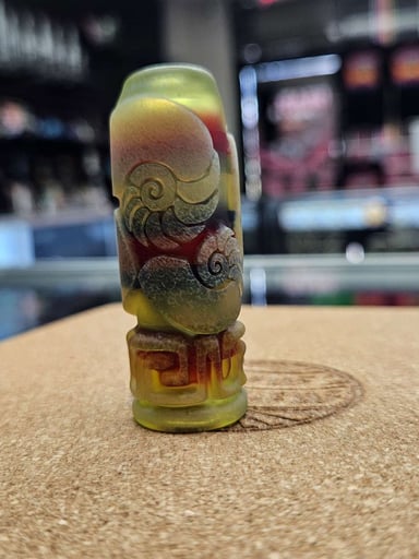 Preview pic of Johnathan Paul Bennet Carved Chillum
