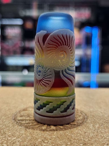 Preview pic of Johnathan Paul Bennet Carved Chillum