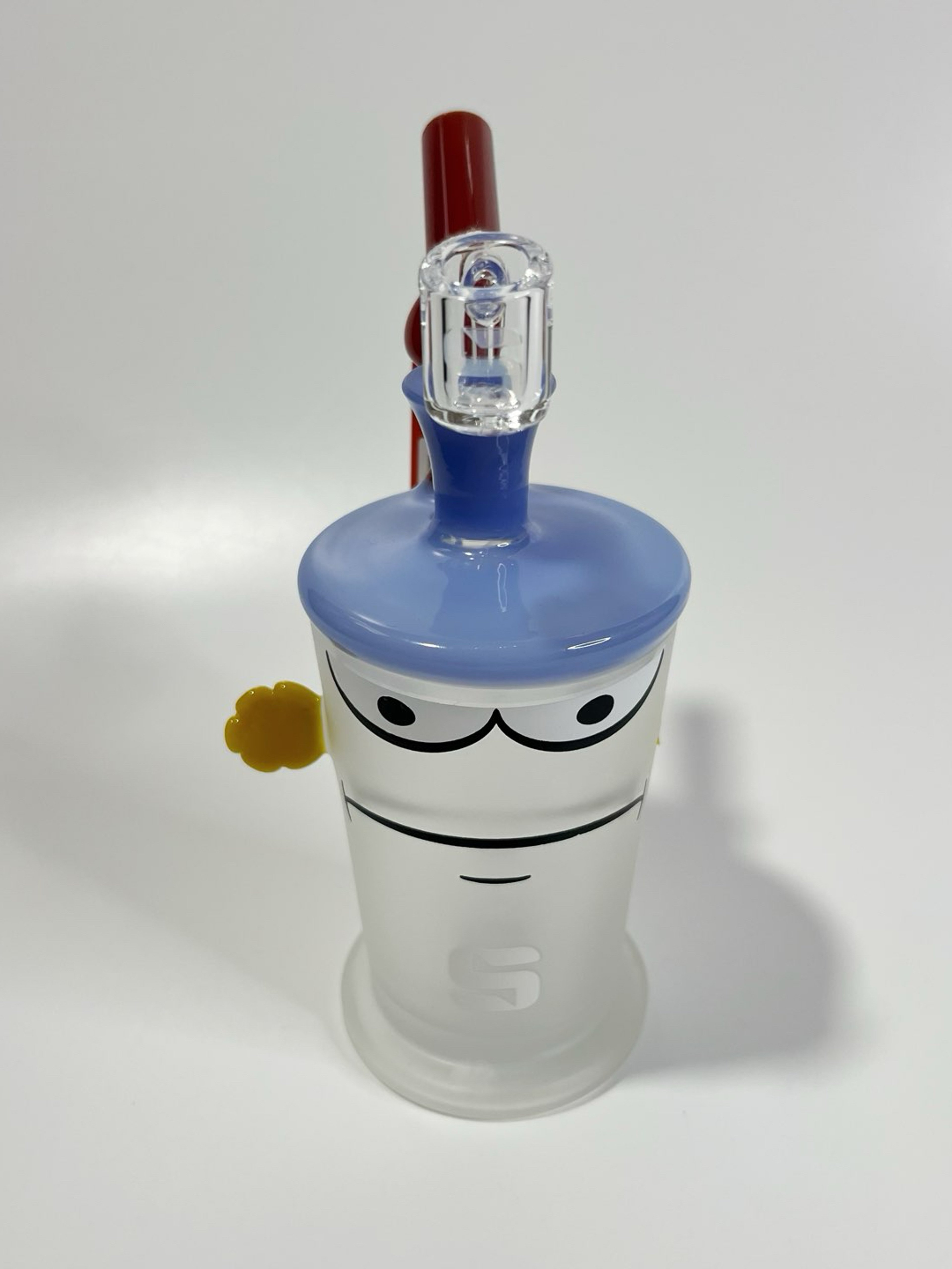 Preview pic of Rare Silo Glass Master Shake Tobacco Water Pipe Rig 7.5"