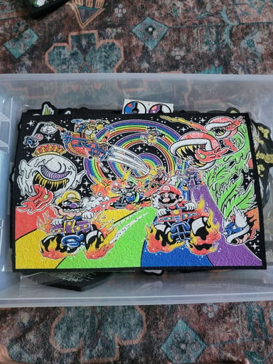 Preview pic of Mario Kart Moodmat - Dark Mountain Cult