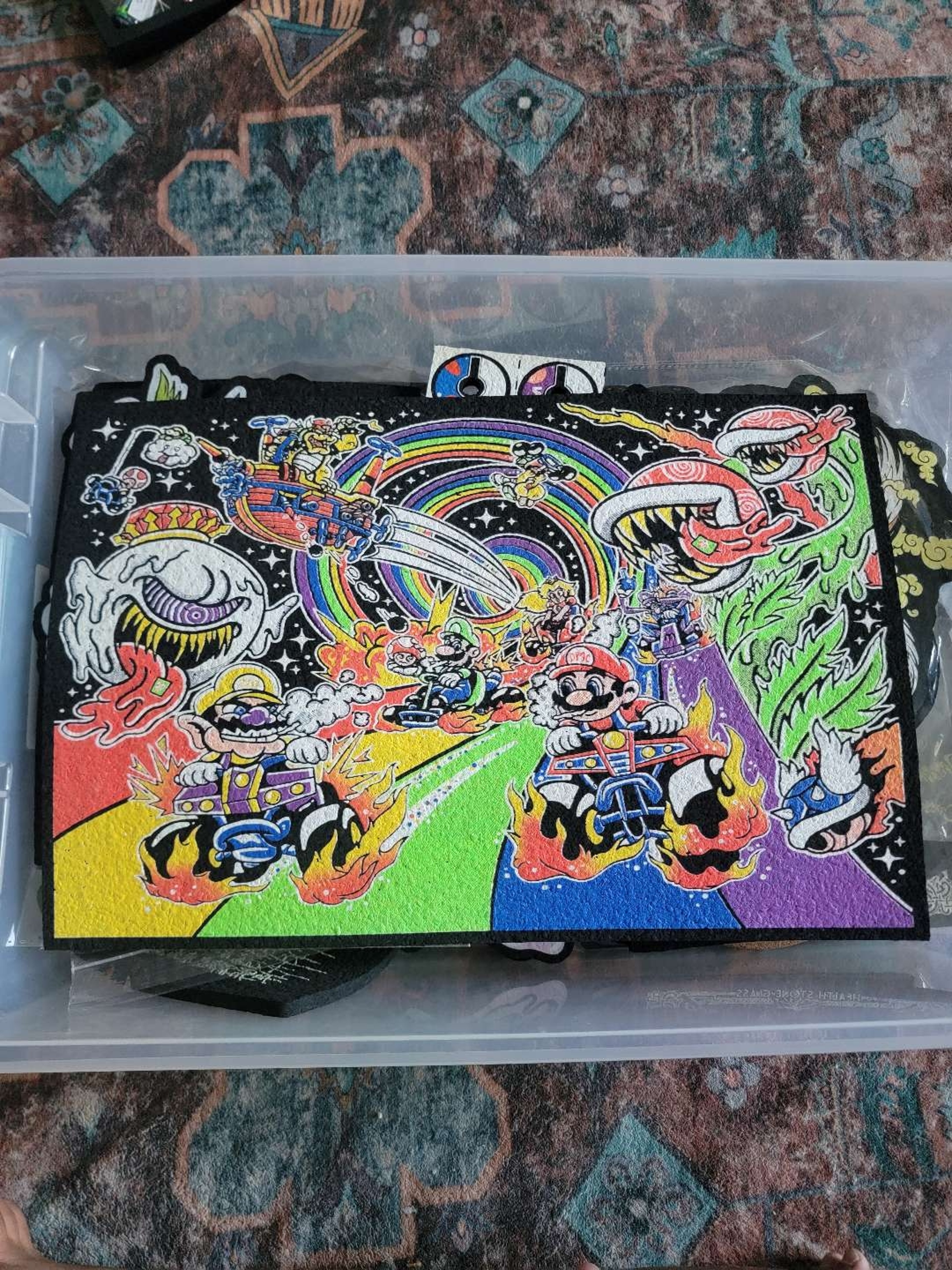 Preview pic of Mario Kart Moodmat - Dark Mountain Cult