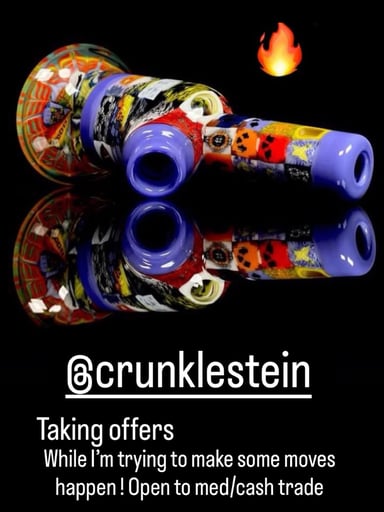 Preview pic of 2023 Crunklestein Session Tube (UV Millifiori Chips)