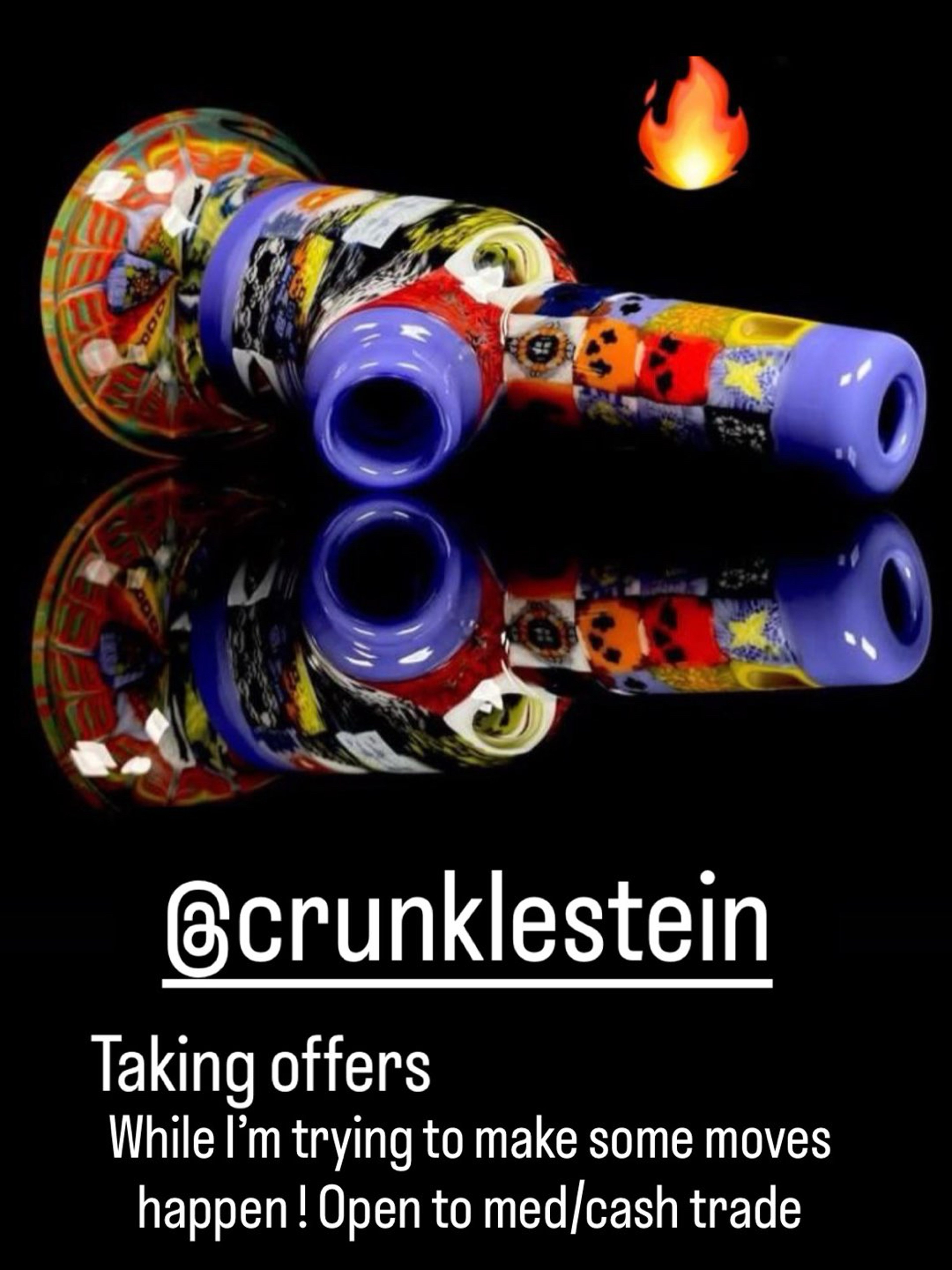 2023 Crunklestein Session Tube (UV Millifiori Chips) image 0